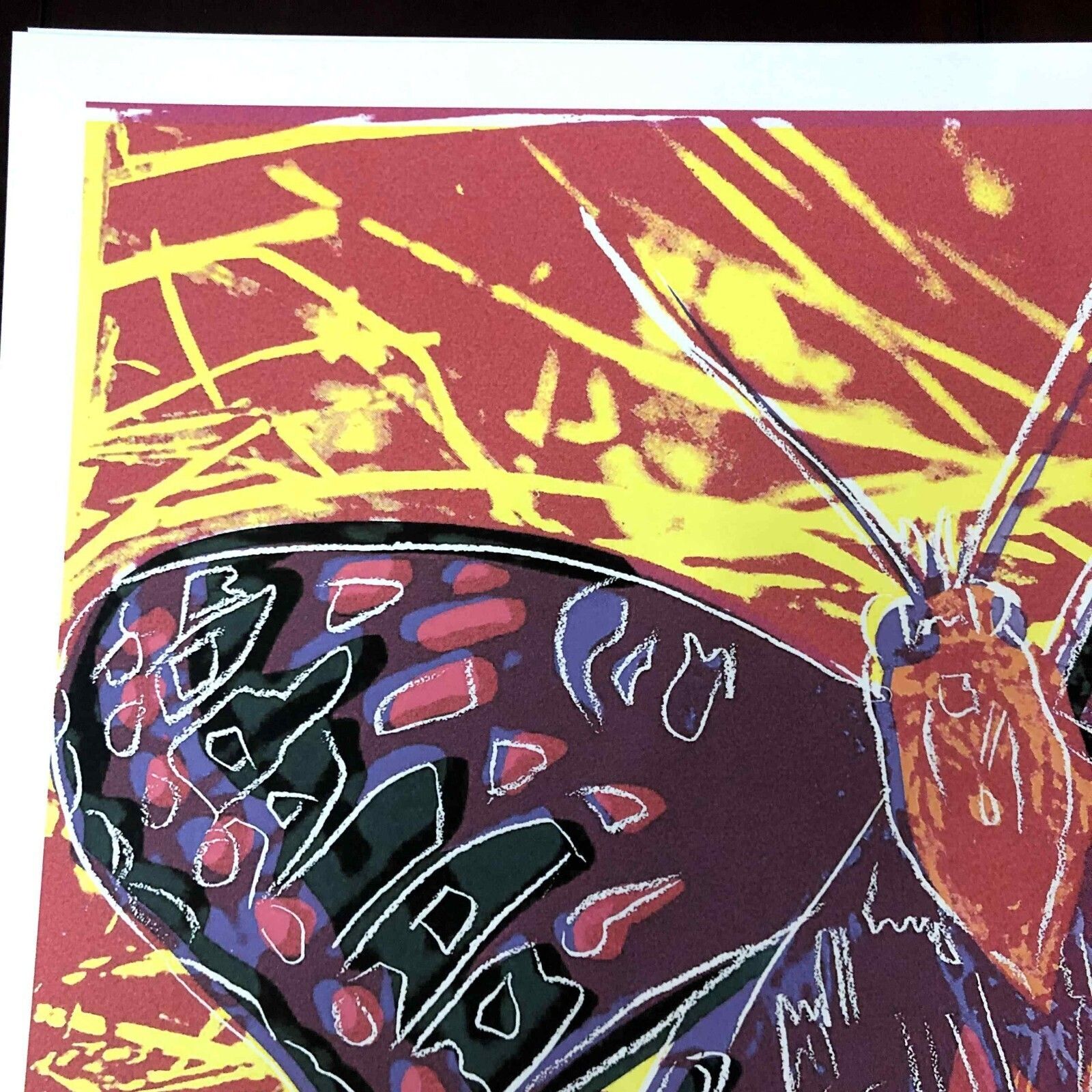 Andy Warhol Lithografie 50x50 cm Nieuwe Cmoa Editie Met Certificaat photo furniture