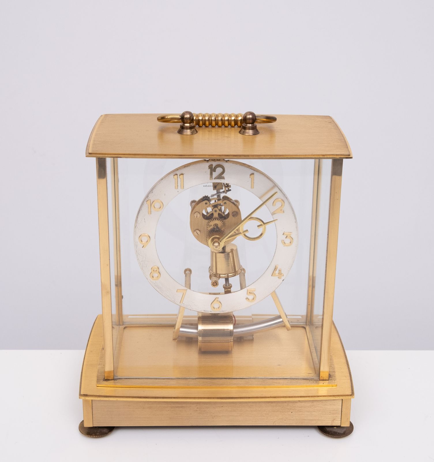 Kundo Messing Elektromagnetische Pendulette ca. jaren 1950 Duitsland photo for sale