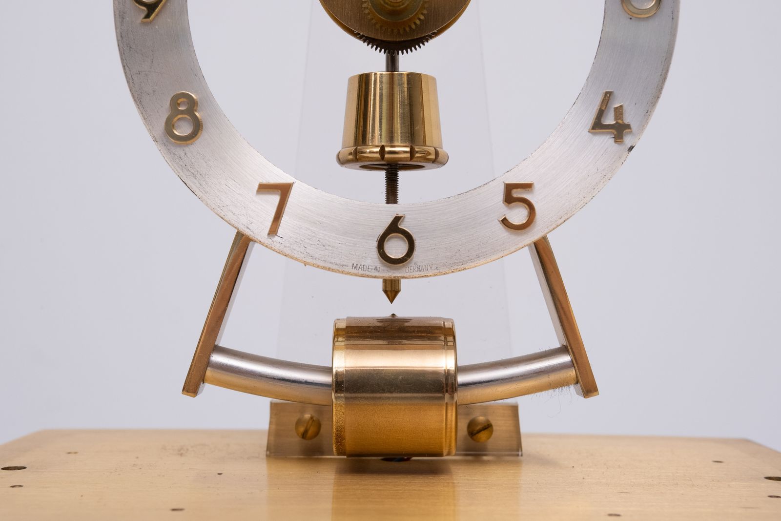 Kundo Messing Elektromagnetische Pendulette ca. jaren 1950 Duitsland photo 428.0