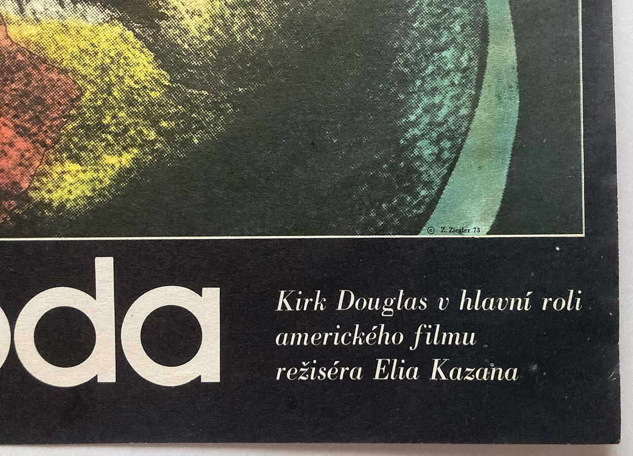 Affiche de cinéma originale, The Arrangement, Zdeněk Ziegler, 1973, impression vintage tchèque d'époque photo vintage