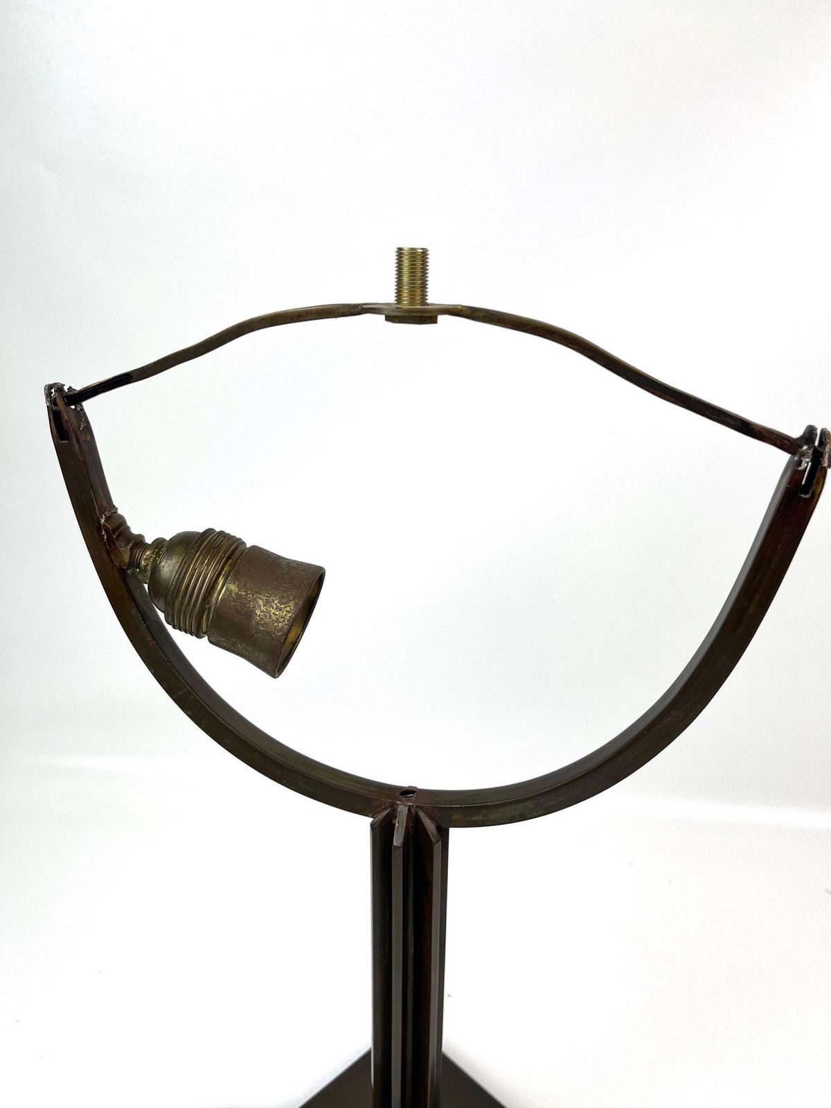 photo for sale Grote Avantgarde Bauhaus Cubistische Bureaulamp Art Deco Duitsland ca. 1925
