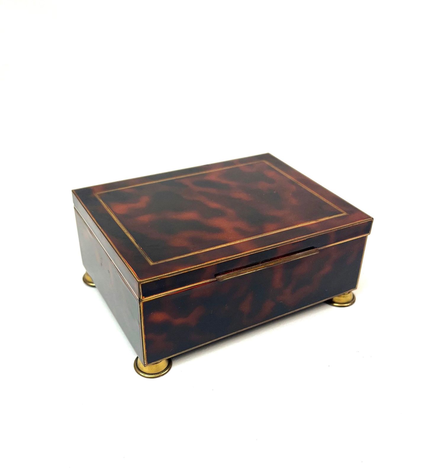 Very Rare Stunning Enamel Bauhaus Art Deco Jewelry Box Germany 1930