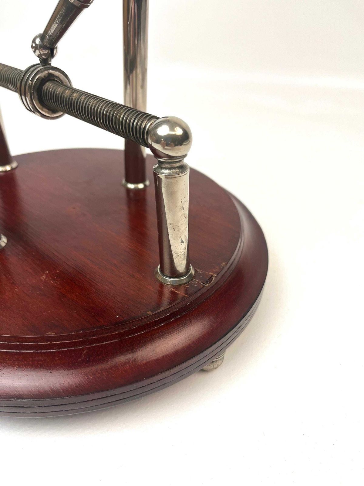 Stunning Antique Art Deco Mechanical Wine Cradle Decanter Home Bar photo 860.0