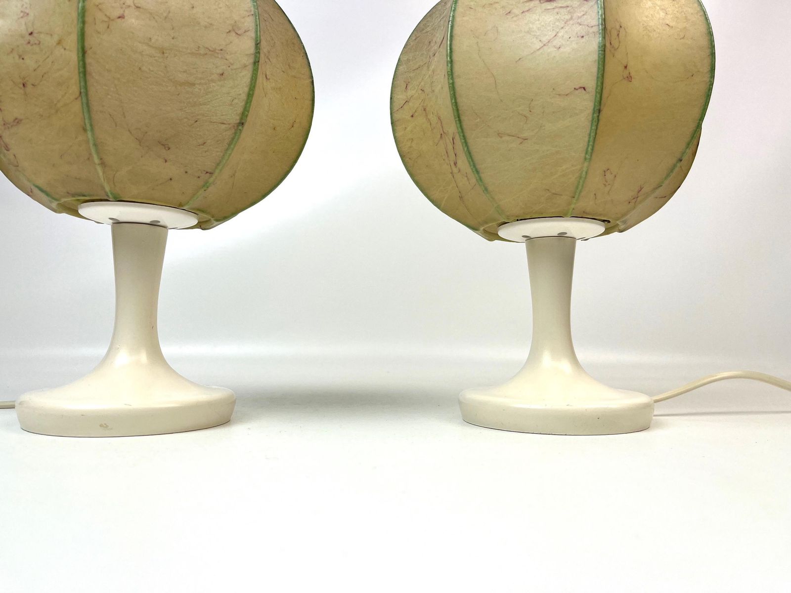 Paire de lampes de bureau mid-century Cocoon, par Friedel Wauer pour Goldkant photo 742.0
