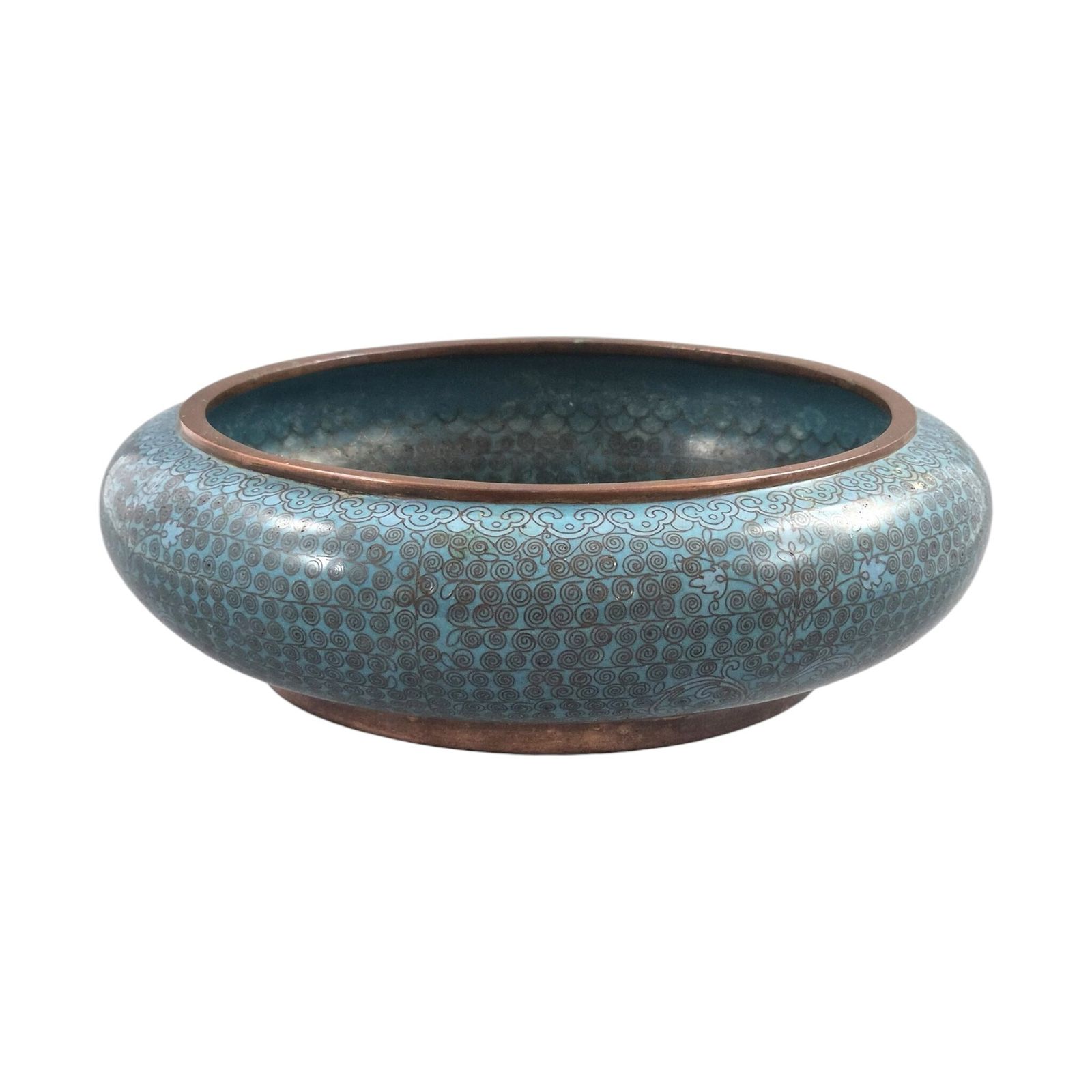 Chinese cloisonné email schrijverskommetje, ca. 1890 photo for sale