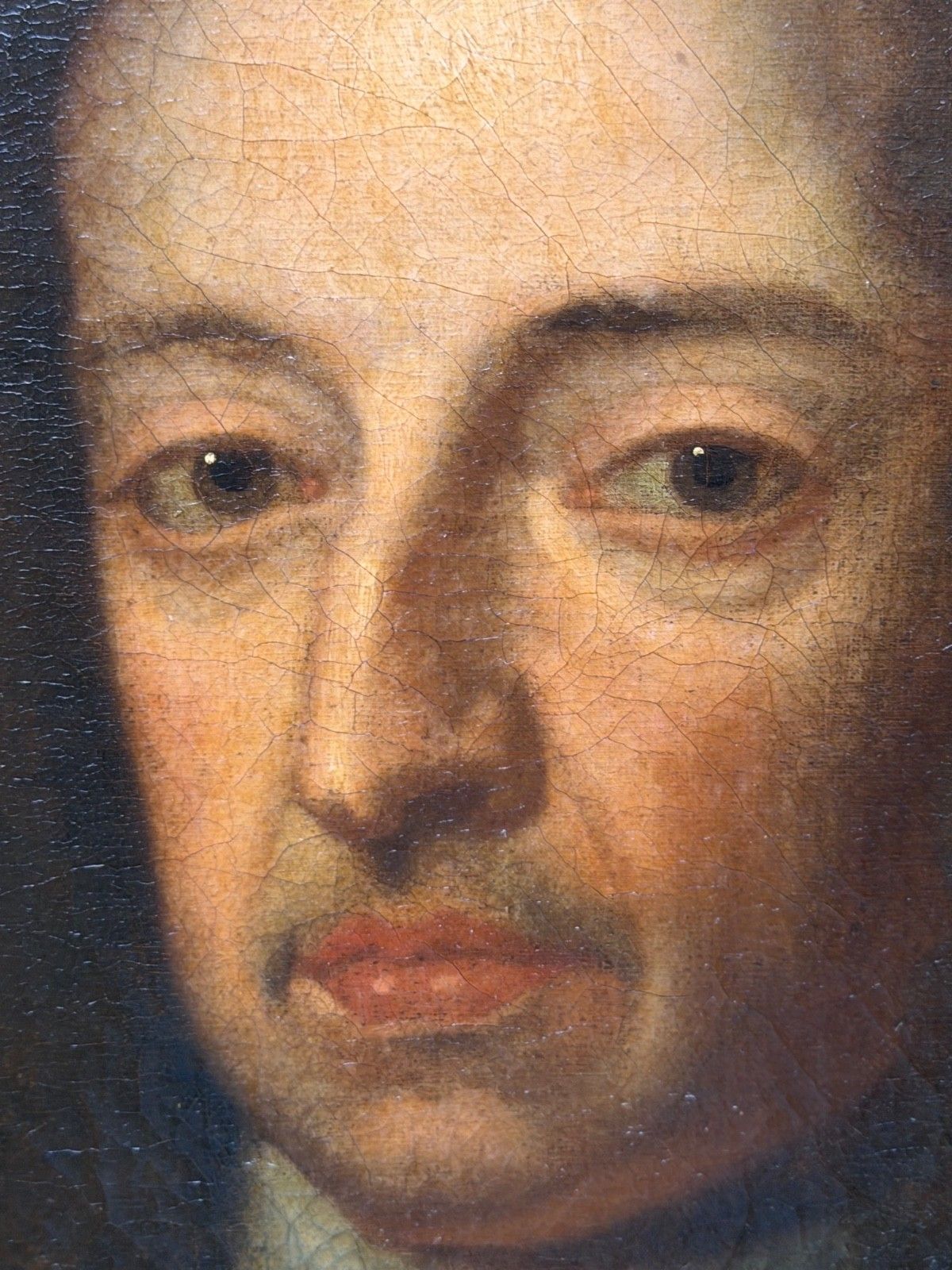 photo vintage Groot 18e-eeuws olieverfportret van de koninklijke koning Willem III in koninklijke gewaden, de Orde van de Kouseband dragend, naar Godfrey Kneller