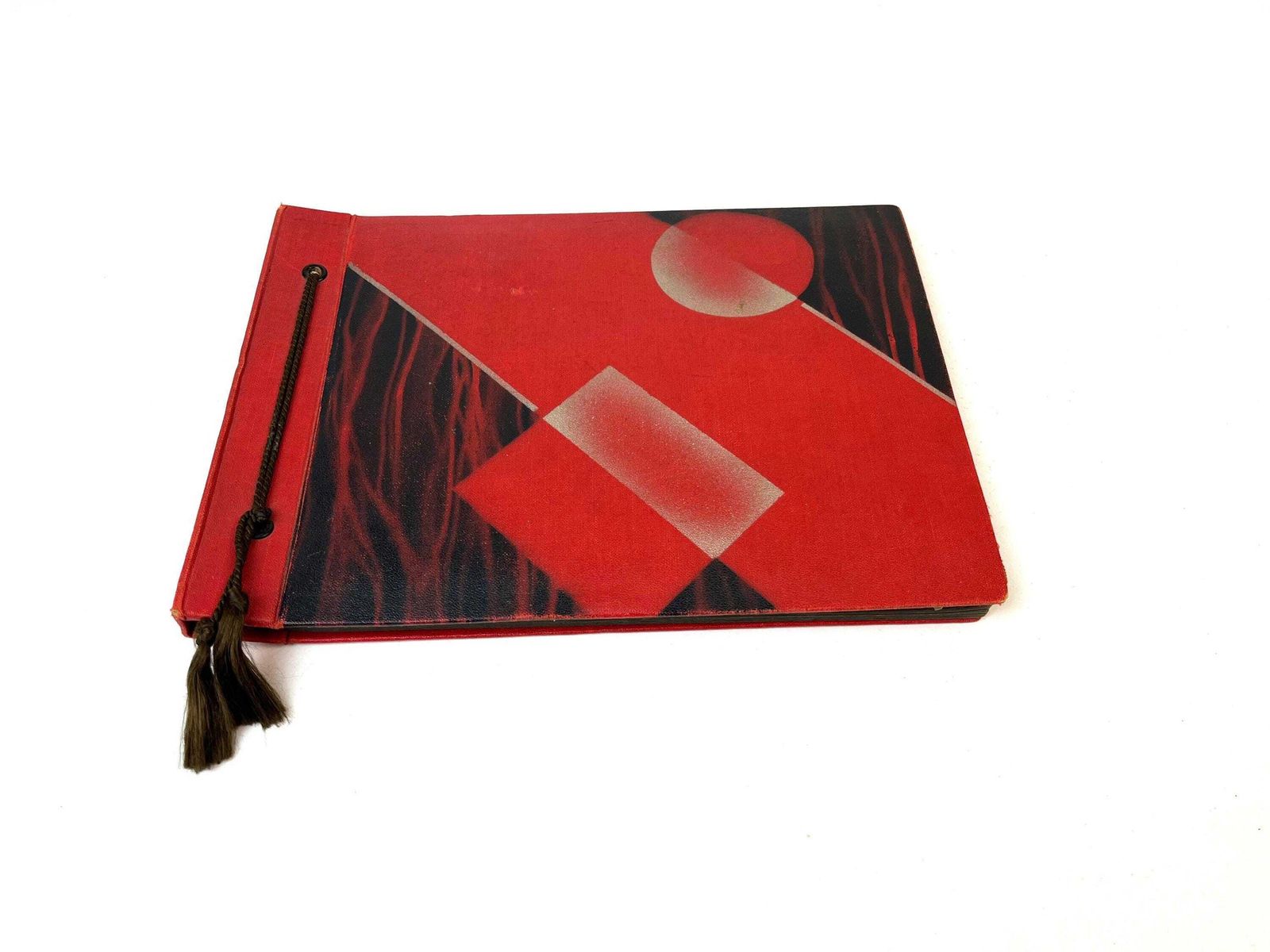 Album photo Bauhaus allemand, rouge, Suprematism, De Stijl, Art déco, Allemagne, 1930 photo furniture