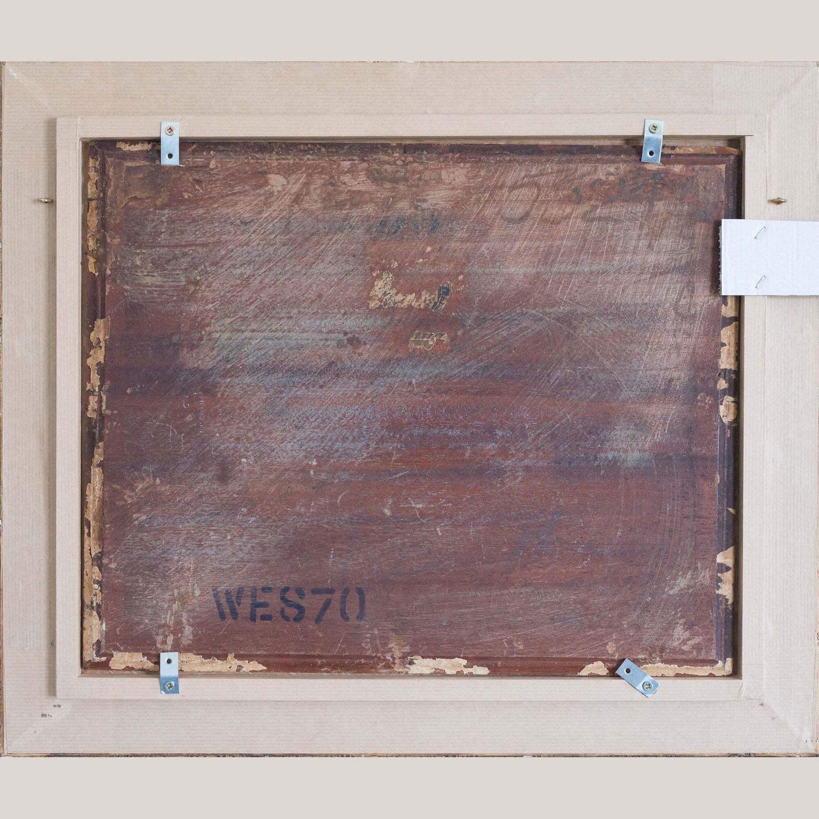 photo furniture Reizende Speelgoedverkoper van Tomás García Sampedro (1860-1937), olieverf op paneel, 1899