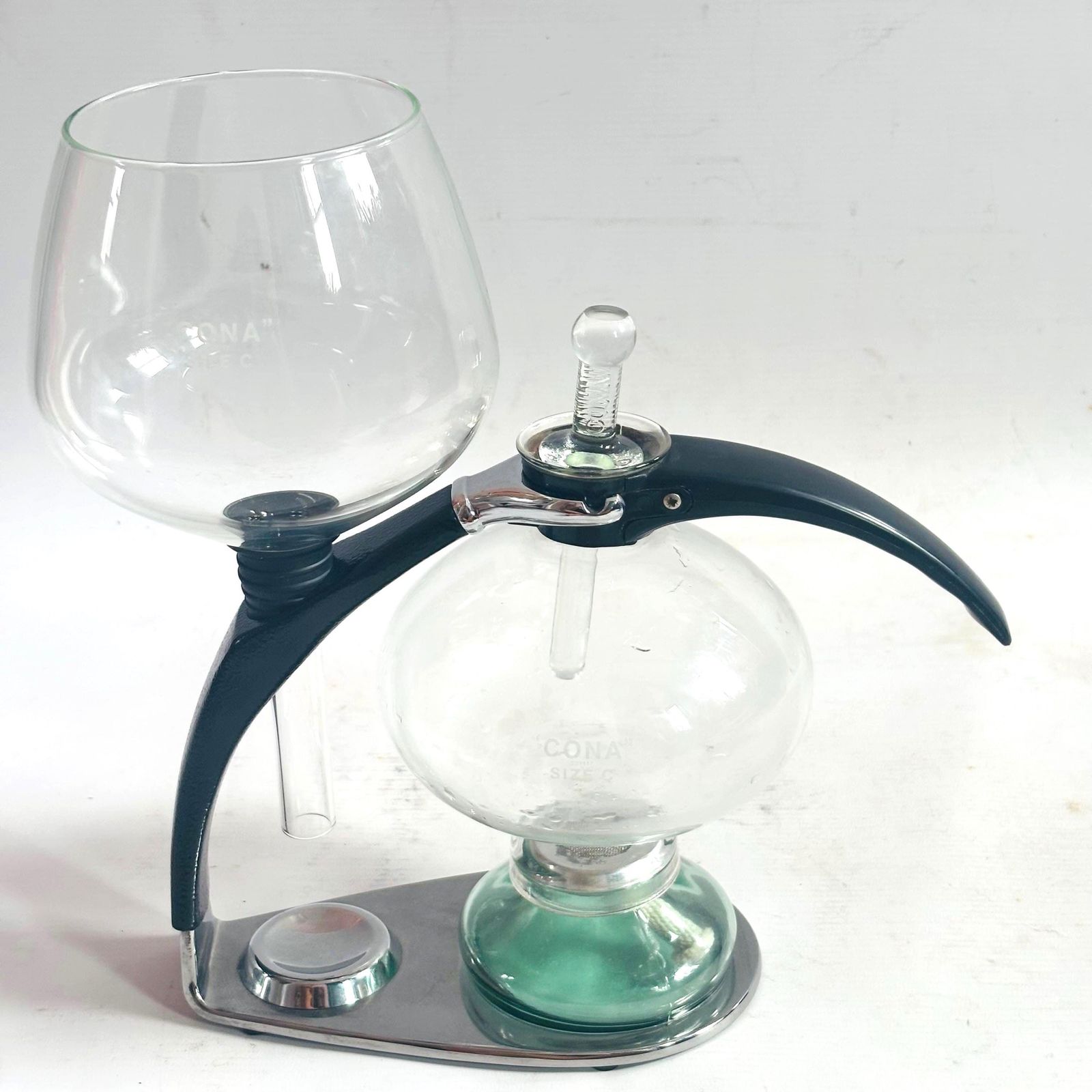 Cafetière à vide Cona Size C, modèle de fin de production, par Abram Games photo Décoration
