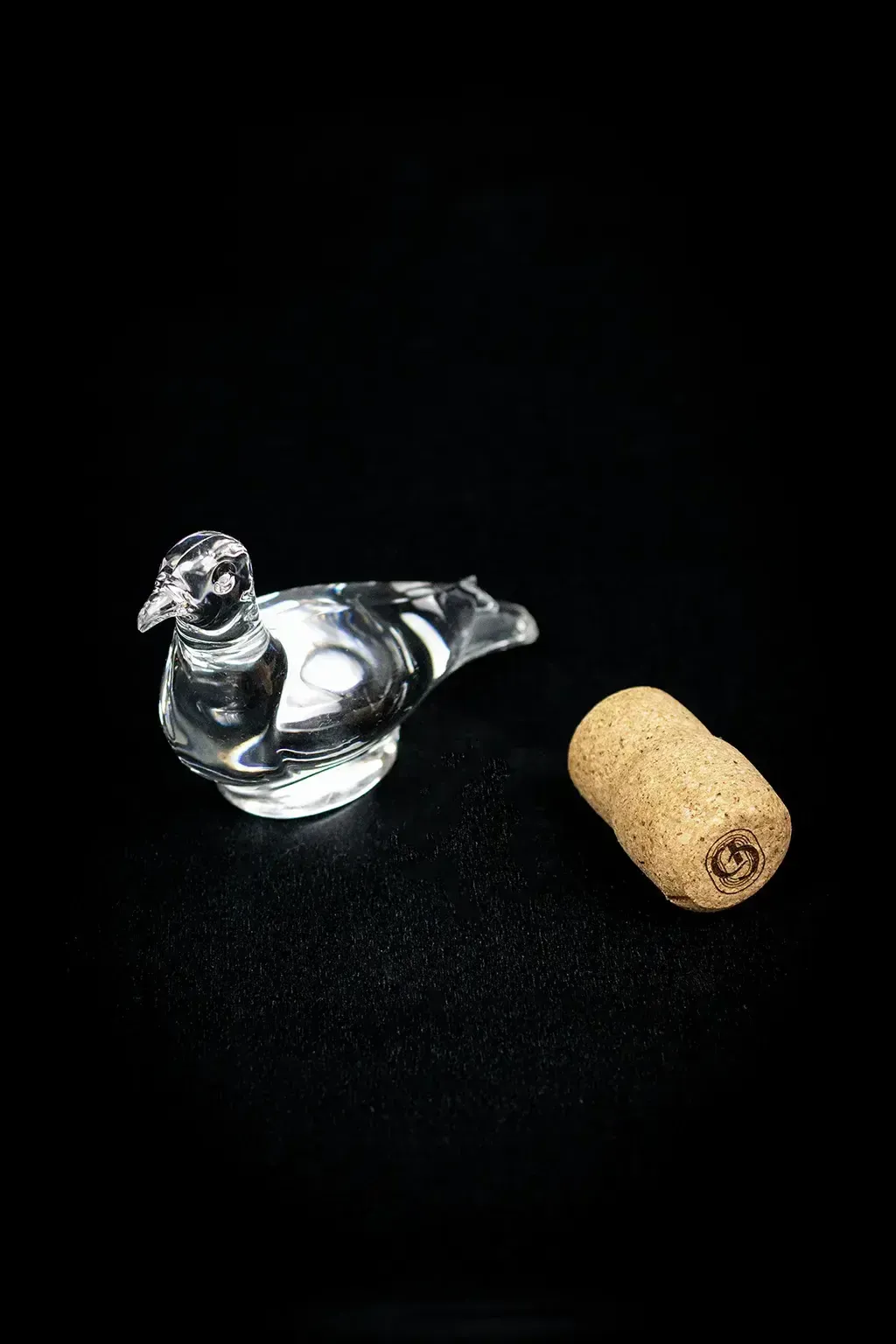 Baccarat kristallen presse-papier, vogelmodel, geblazen diersculptuur photo vinterior