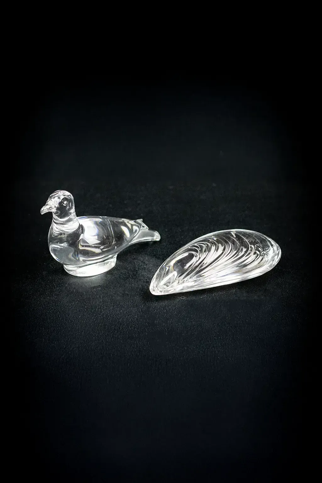 photo furniture Baccarat kristallen presse-papier, vogelmodel, geblazen diersculptuur