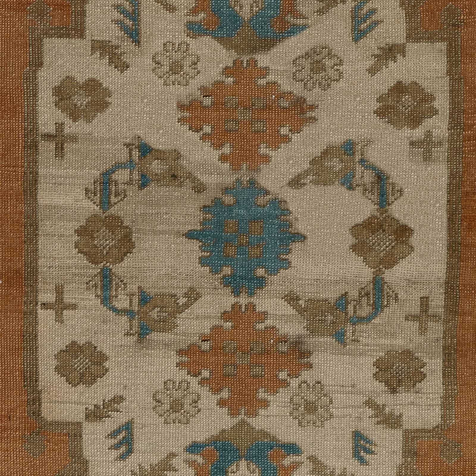 Tapis vintage en laine noué main, Anatolie centrale, 136 x 195 cm C1365, pièce unique photo Textiles