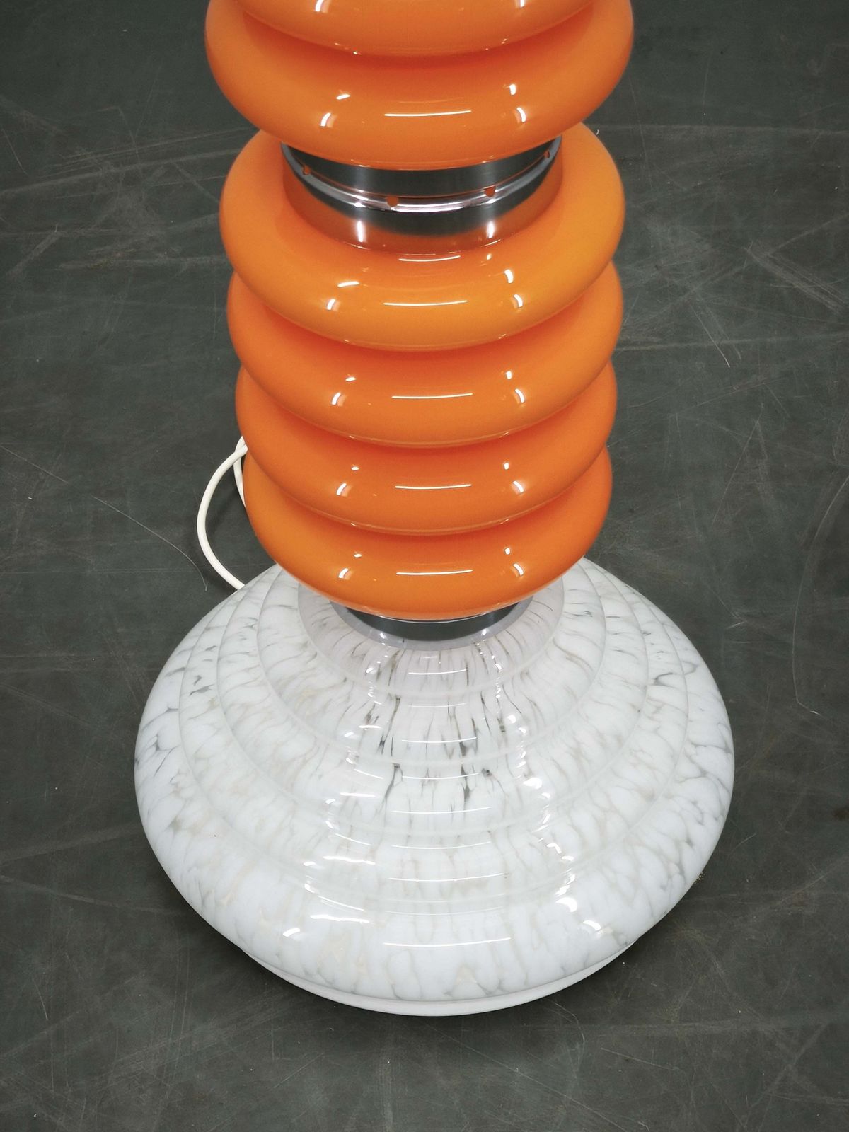 Verlichting Carlo Nason voor Mazzega, Murano glazen Space Age vloerlamp, jaren 1970 photo