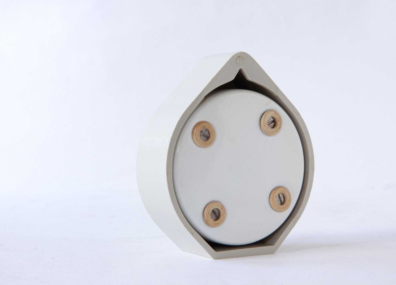 Keukenwekker KRUPS jaren 1960 Space Age Panton Pop Duitsland Plastic Atomic Short Egg jaren 1970 Alarm photo 99.0