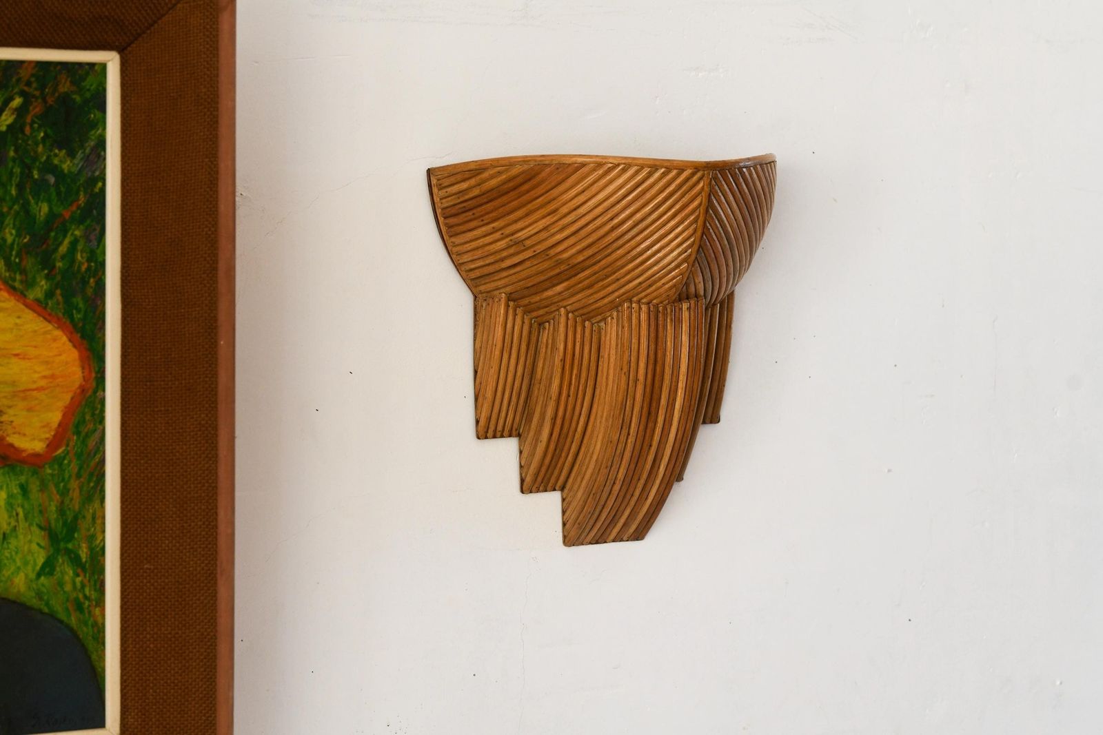 Rattan Modern Wall Lamp Barbra photo furniture