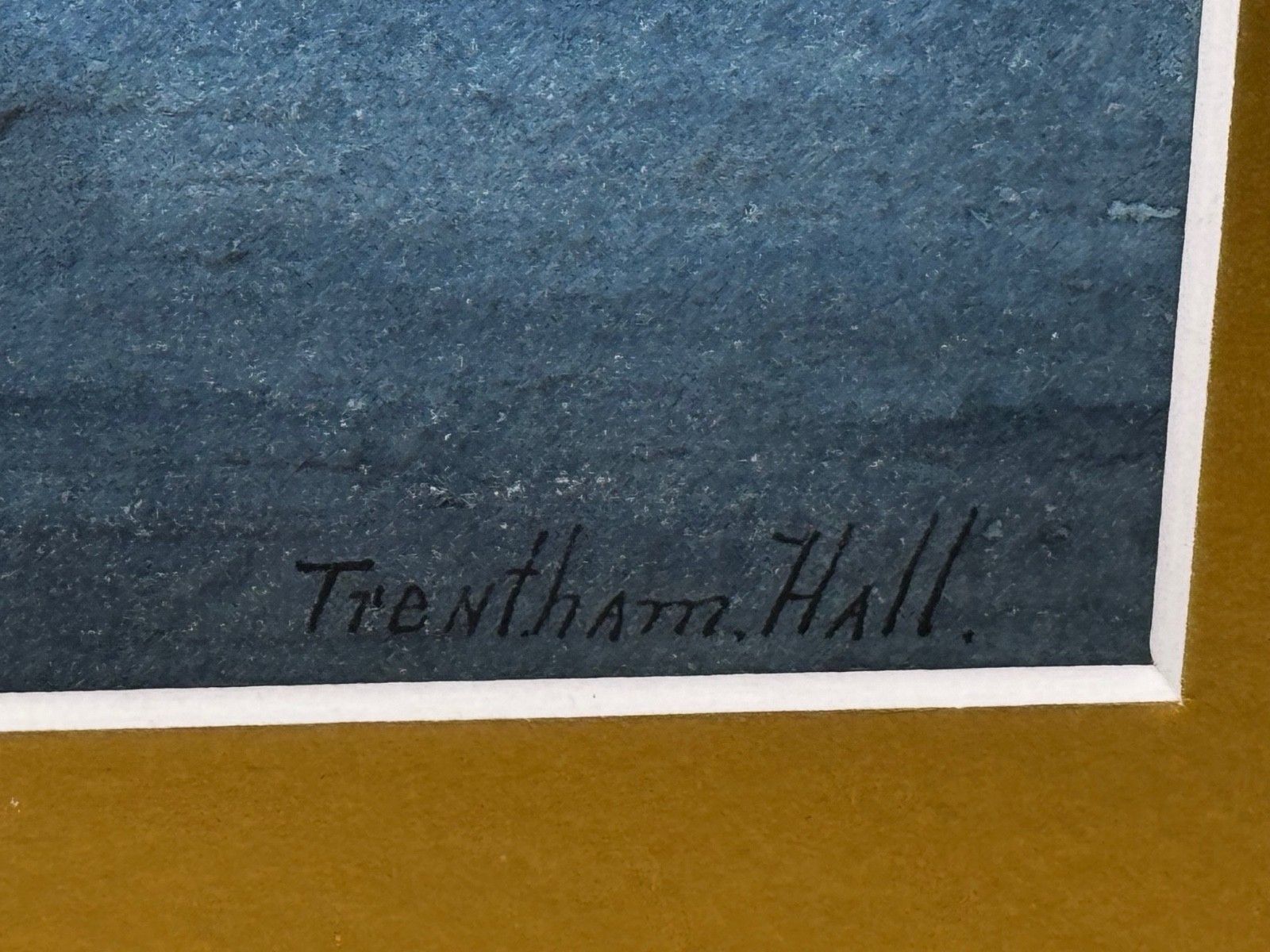 photo for sale Schilderij Trentham Hall, Zetel van de Hertog van Sutherland, begin 20e eeuw, ca. 1912, door Edward John Bishop Evans