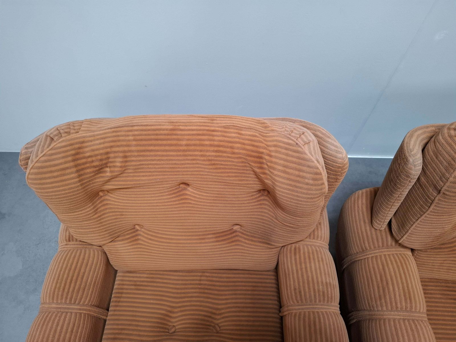 Paar Tsjechische TON-fauteuils, 1985, mid-century gestoffeerde lounge chairs photo buy