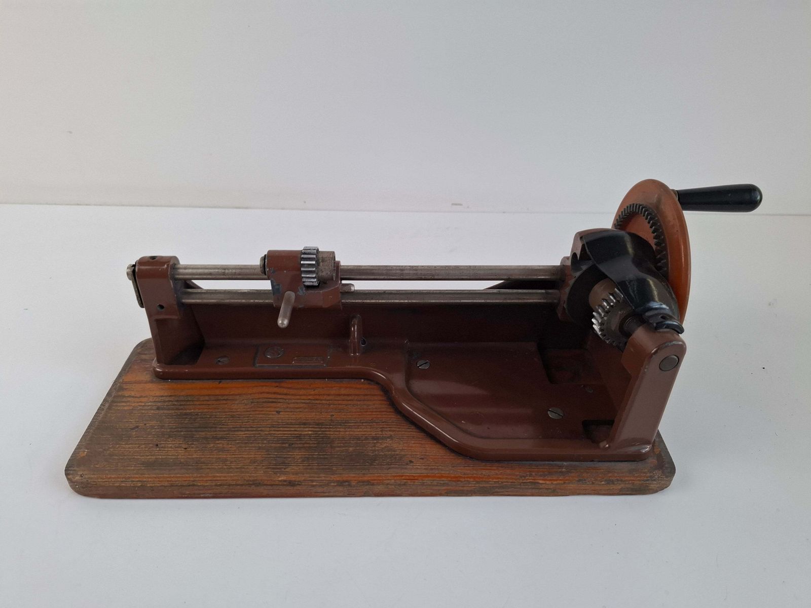 Sellier & Bellot Antique Mechanical Pencil Sharpener, Czechoslovakia, Midcentury photo for sale