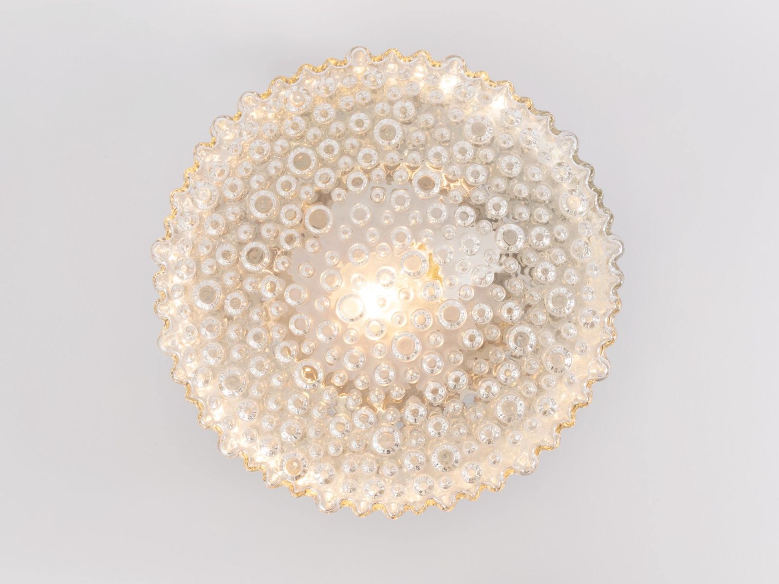 Grote Staff Leuchten Bubble Glass Flush Mount - Mid-Century Modern Plafondlamp Vintage - Atomic Age Lamp Helena Tynell Retro jaren 1960 Duitsland photo for sale