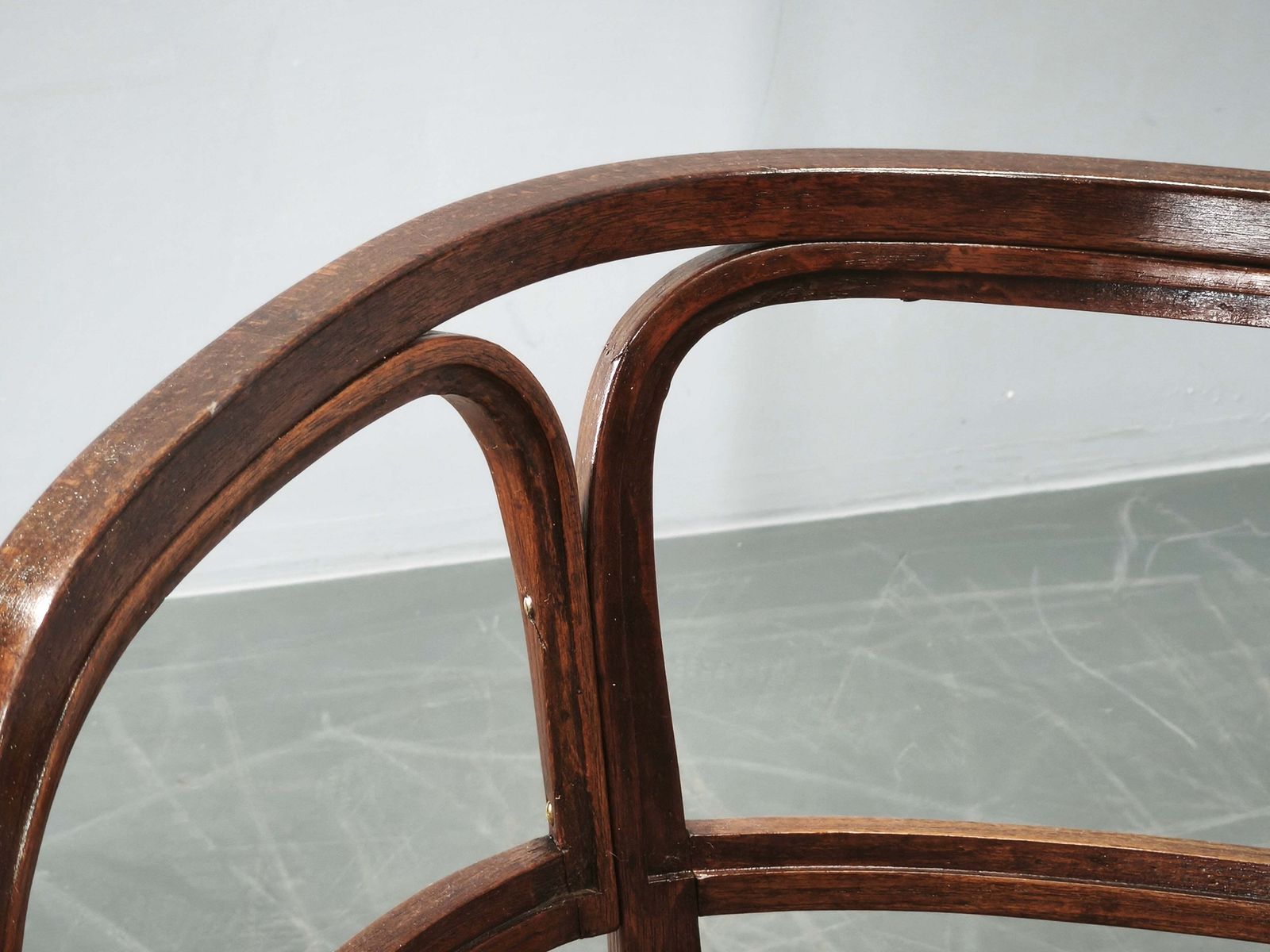 Gustav Siegel Model 715/C Settee For Jacob & Josef Kohn, Circa 1901 photo vinterior