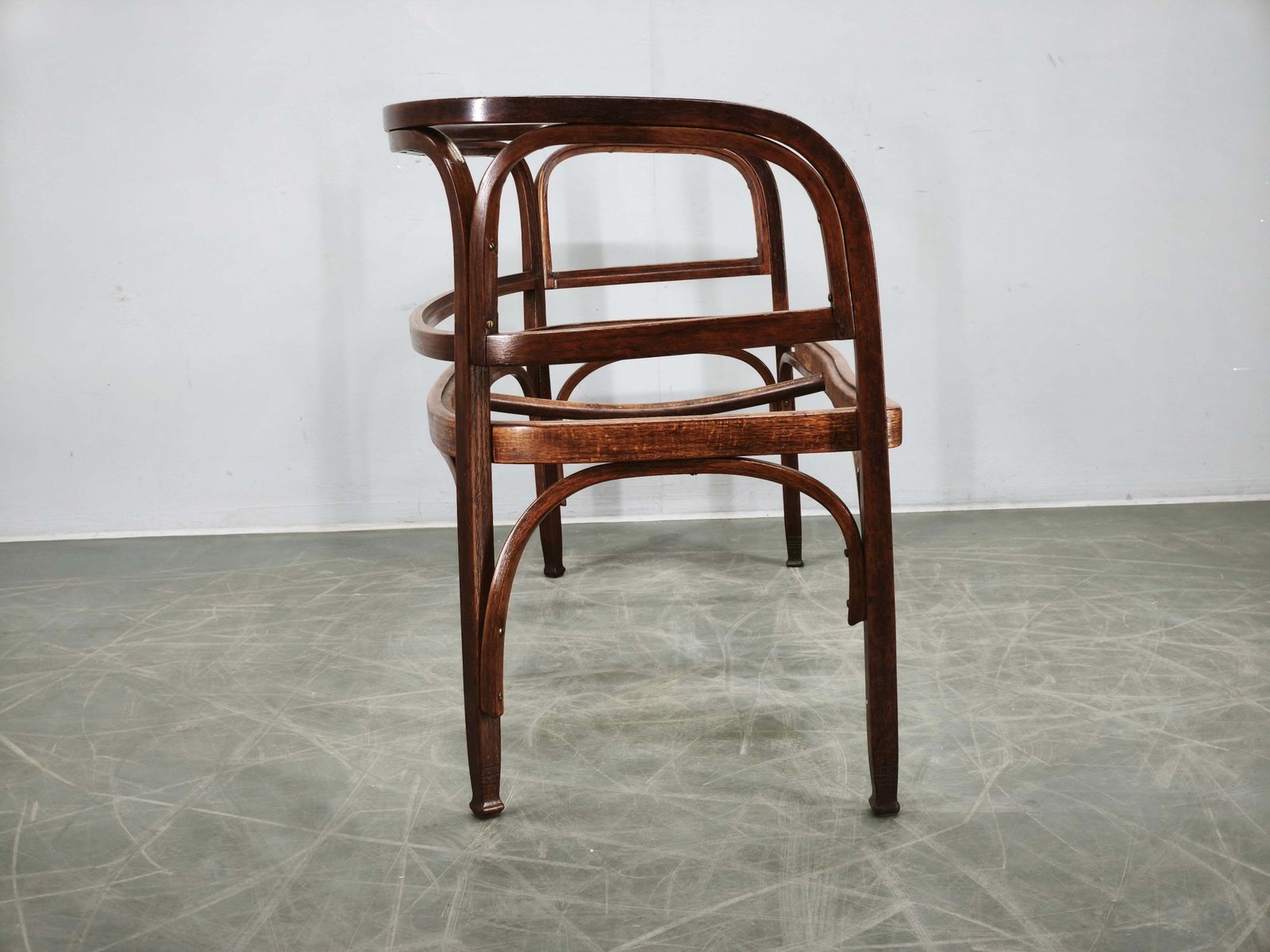 photo for sale Gustav Siegel Model 715/C Settee For Jacob & Josef Kohn, Circa 1901