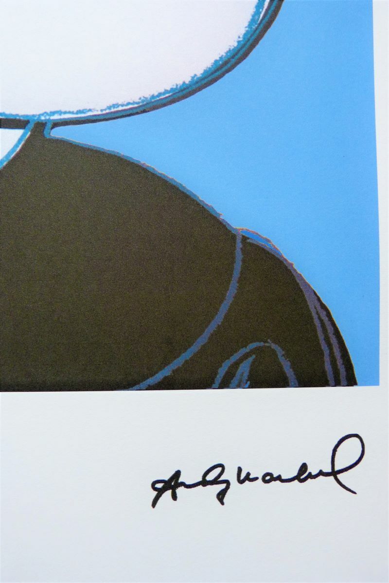 Andy Warhol "Mickey Mouse Blau" Gesigneerde, Gelimiteerde Lithografie 56/100 photo Kunst