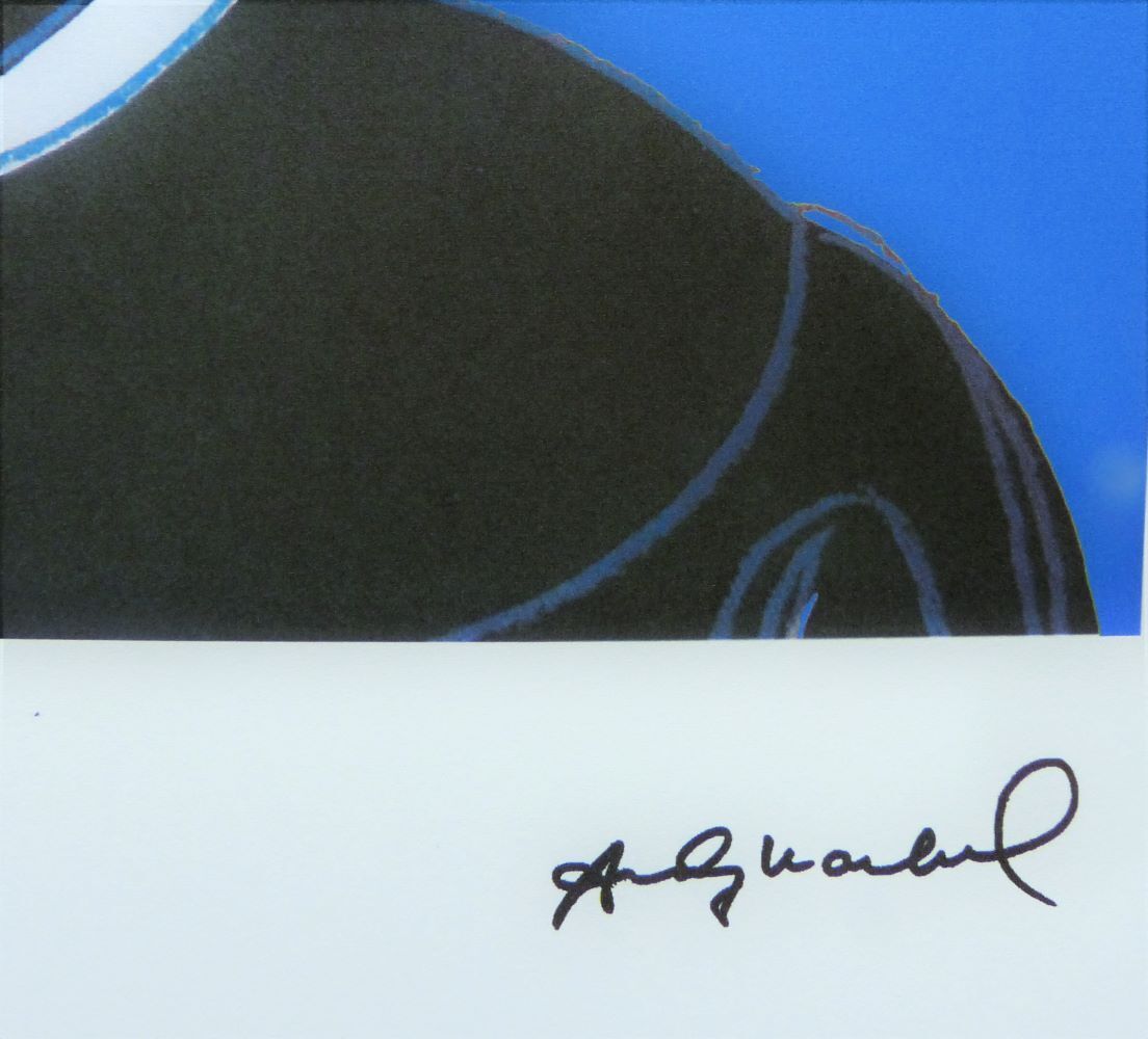 Andy Warhol "Mickey Mouse Blau" Signierte Lithografie, Limitiert 79/100 photo Kunst