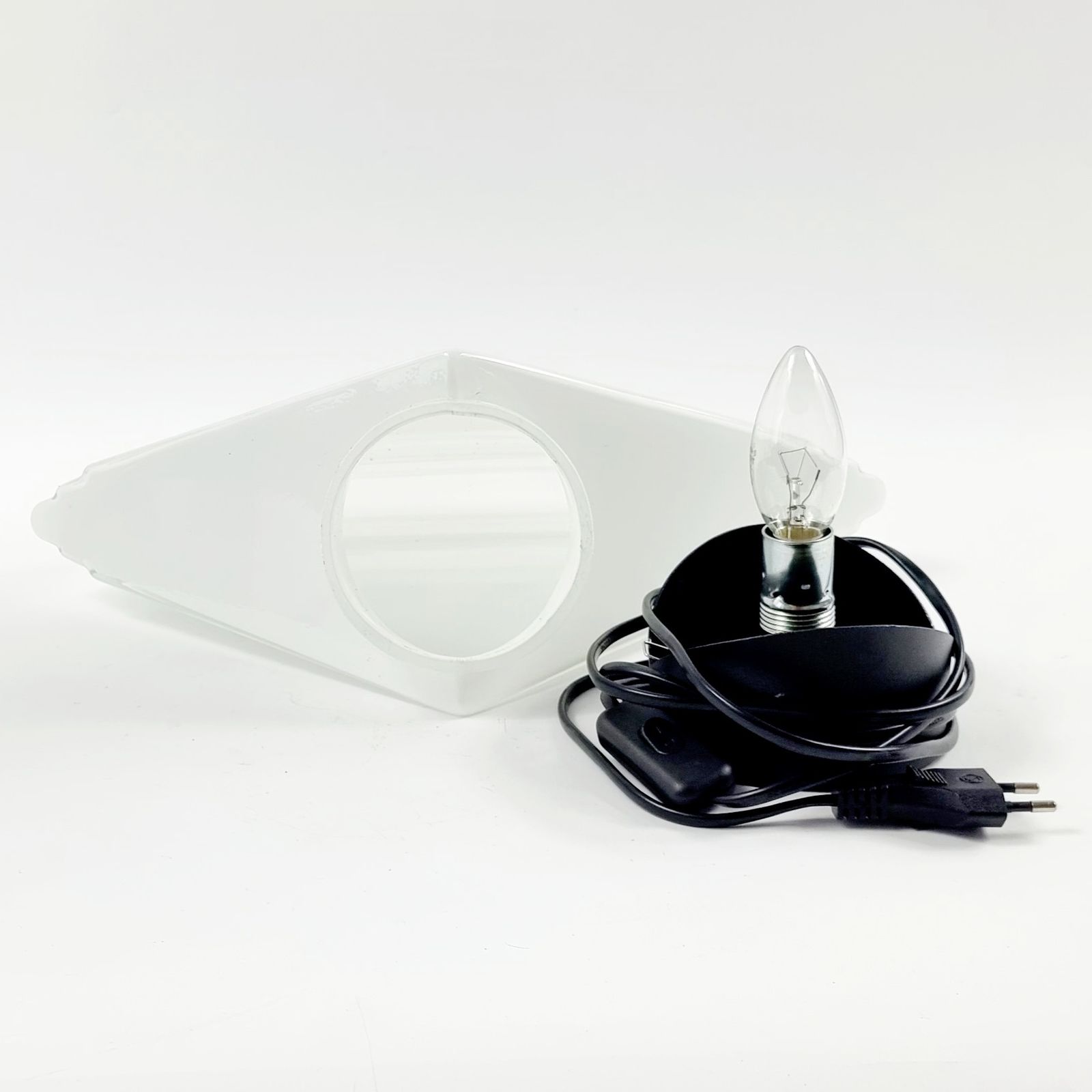 photo furniture Large Murano Glass Table Lamp From Av Mazzega, Italy, 1970s