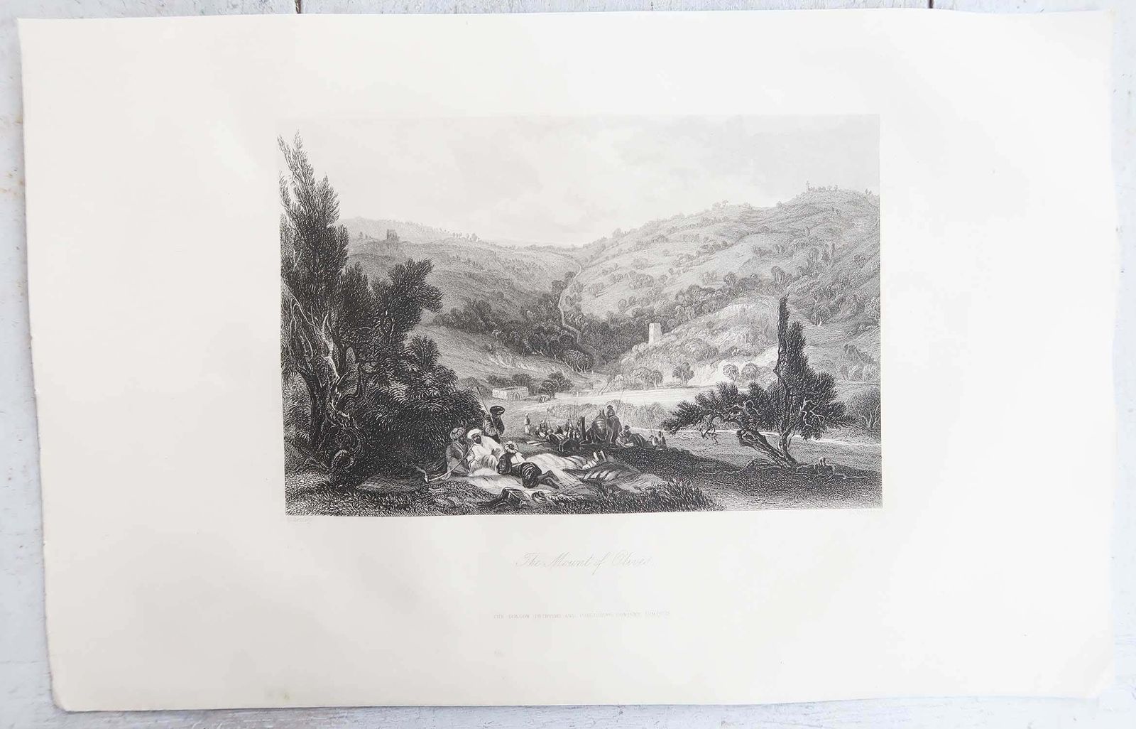 Set van 12 antieke prenten van de Levant / Heilig Land / Midden-Oosten. Ca. 1850 photo 200.0