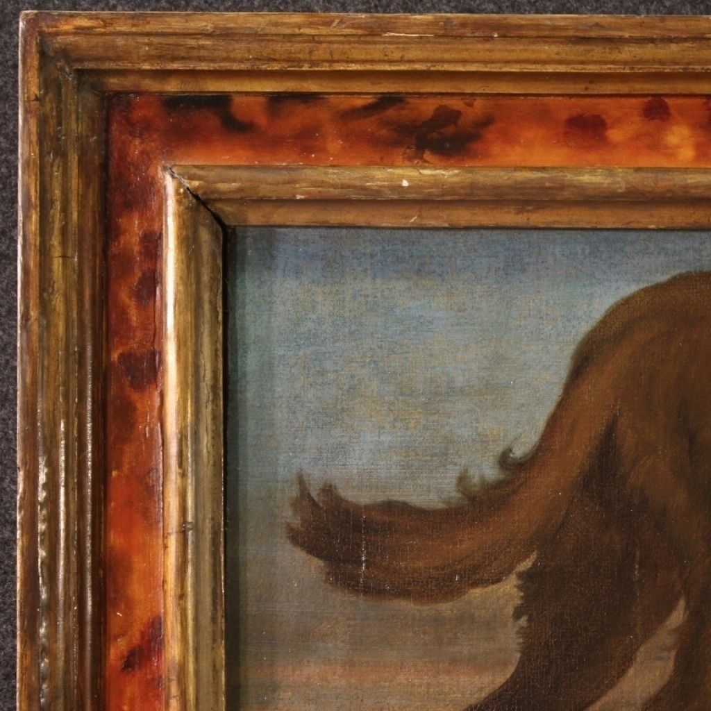 Lombardijns schilderij, 17e eeuw – Herder met zijn honden photo furniture