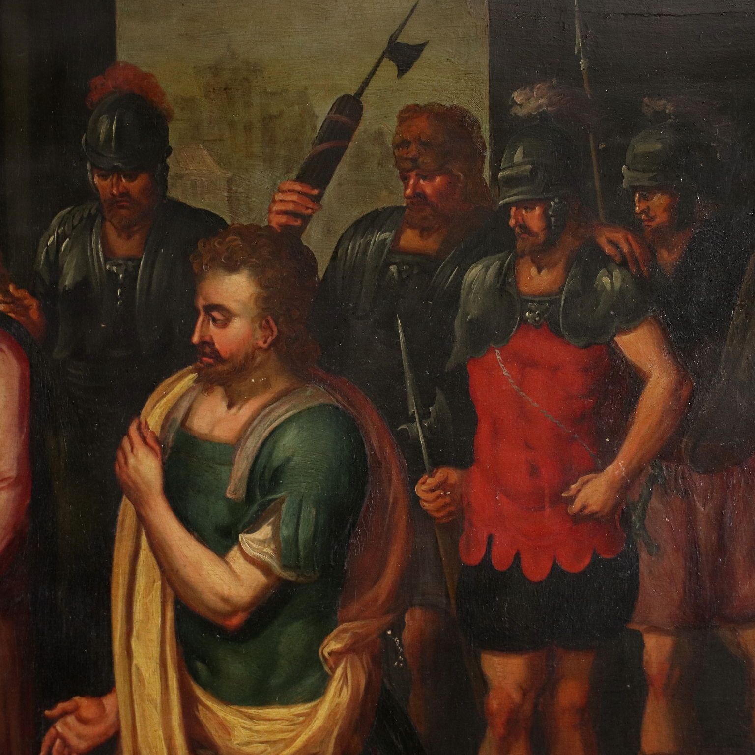 photo furniture The Continence Of Scipio Oil On Table Italy XVII Century