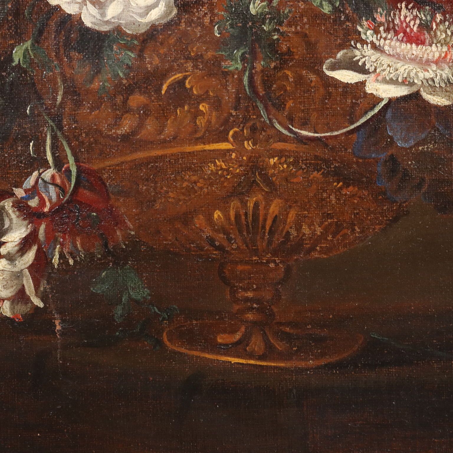 Olieverf op doek stilleven Italië XVII XVIII eeuw photo Kunst
