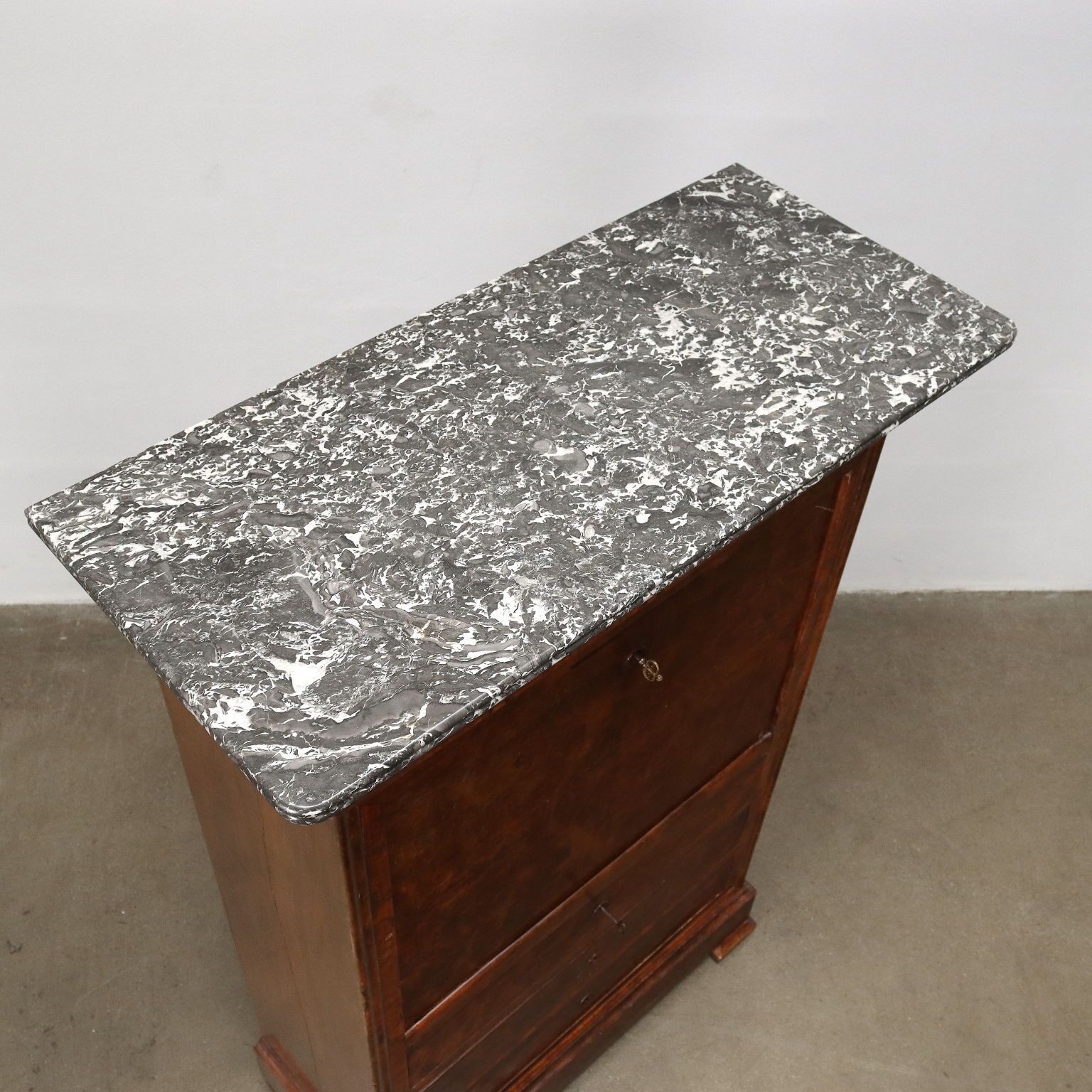 Mobilier Secrétaire éclectique en noyer, France, XIXe siècle photo