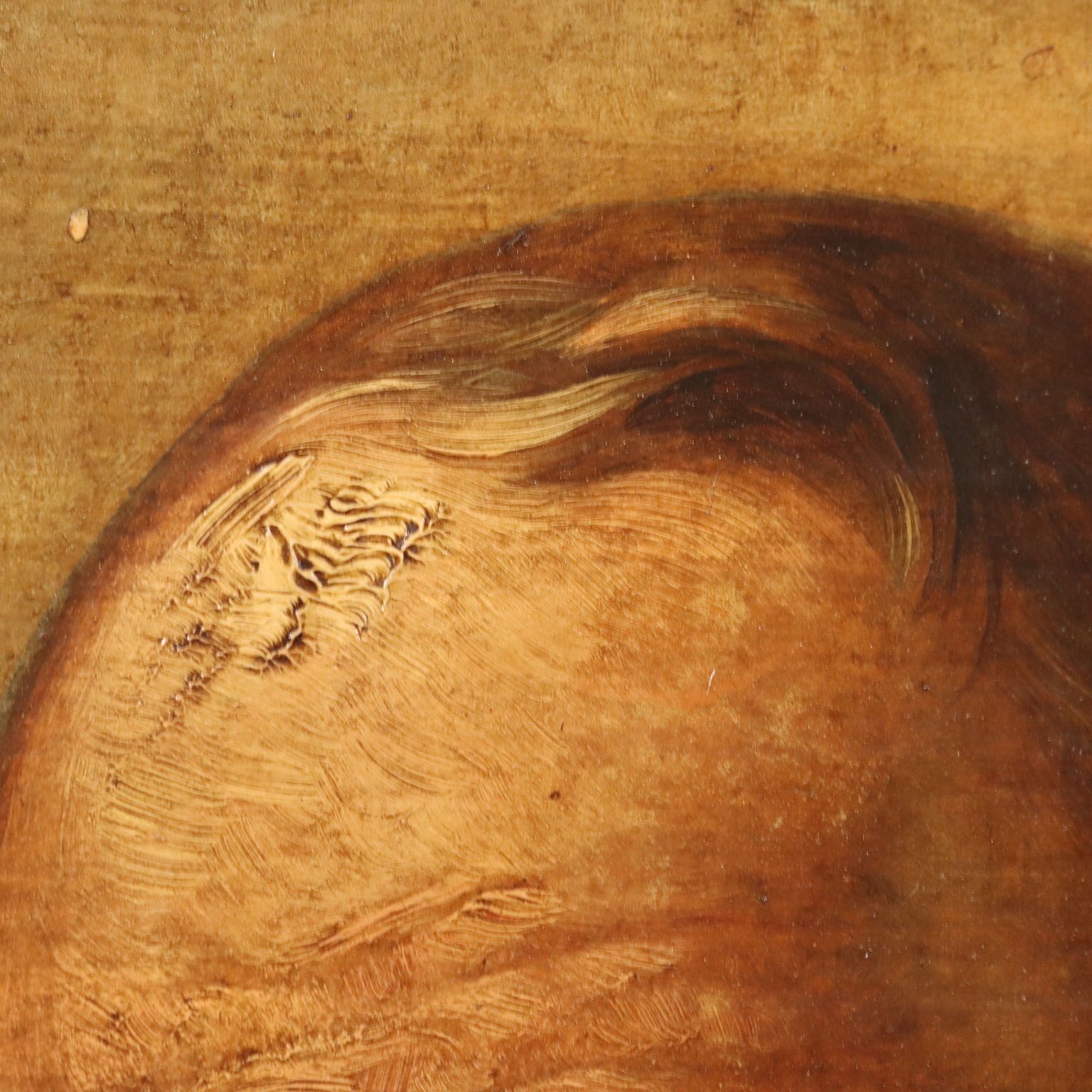 Antiek schilderij gesigneerd Filippo Marsigli olieverf op papier ca. 1840 photo 740.0