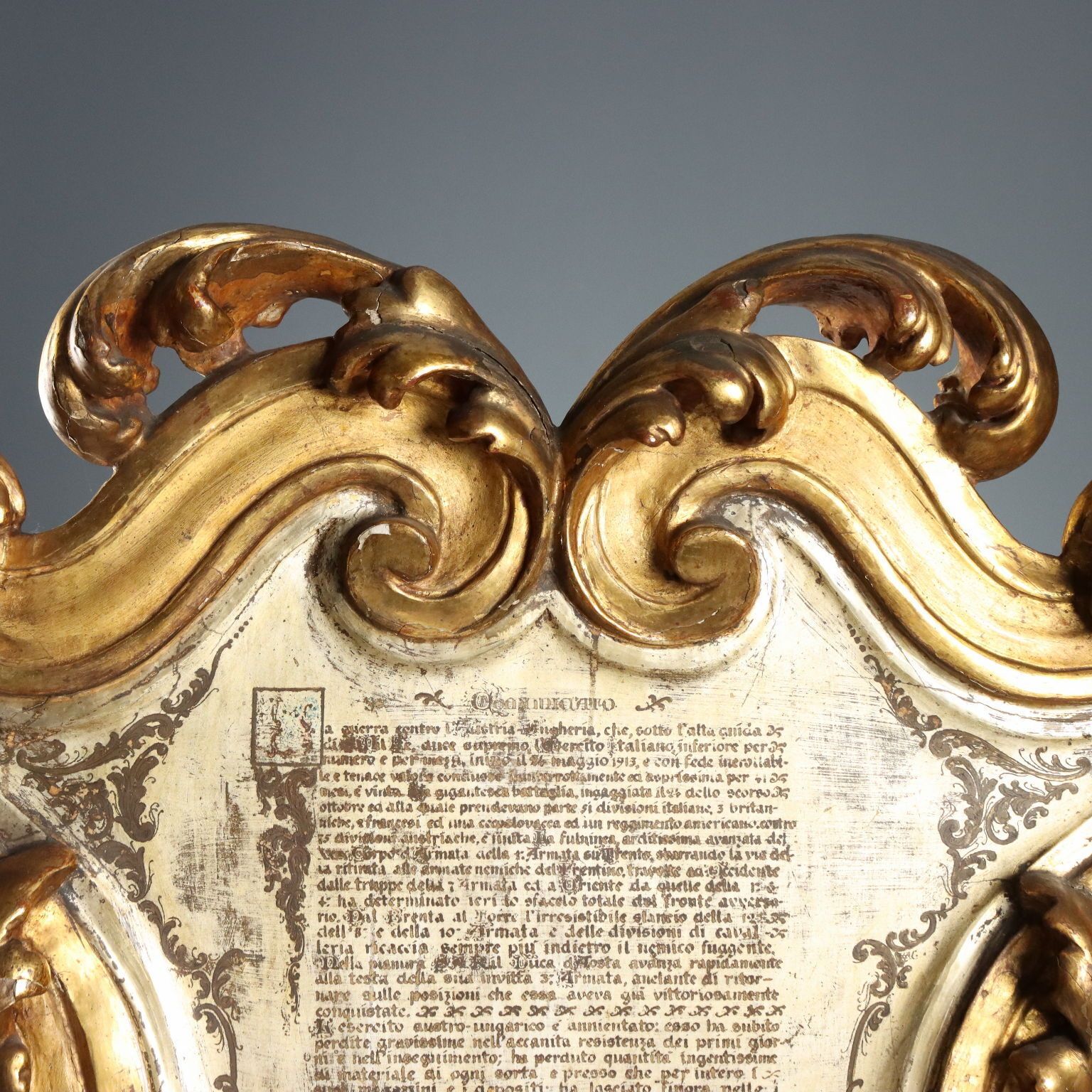 Baroque Style Giltwood Cantaglorie photo for sale