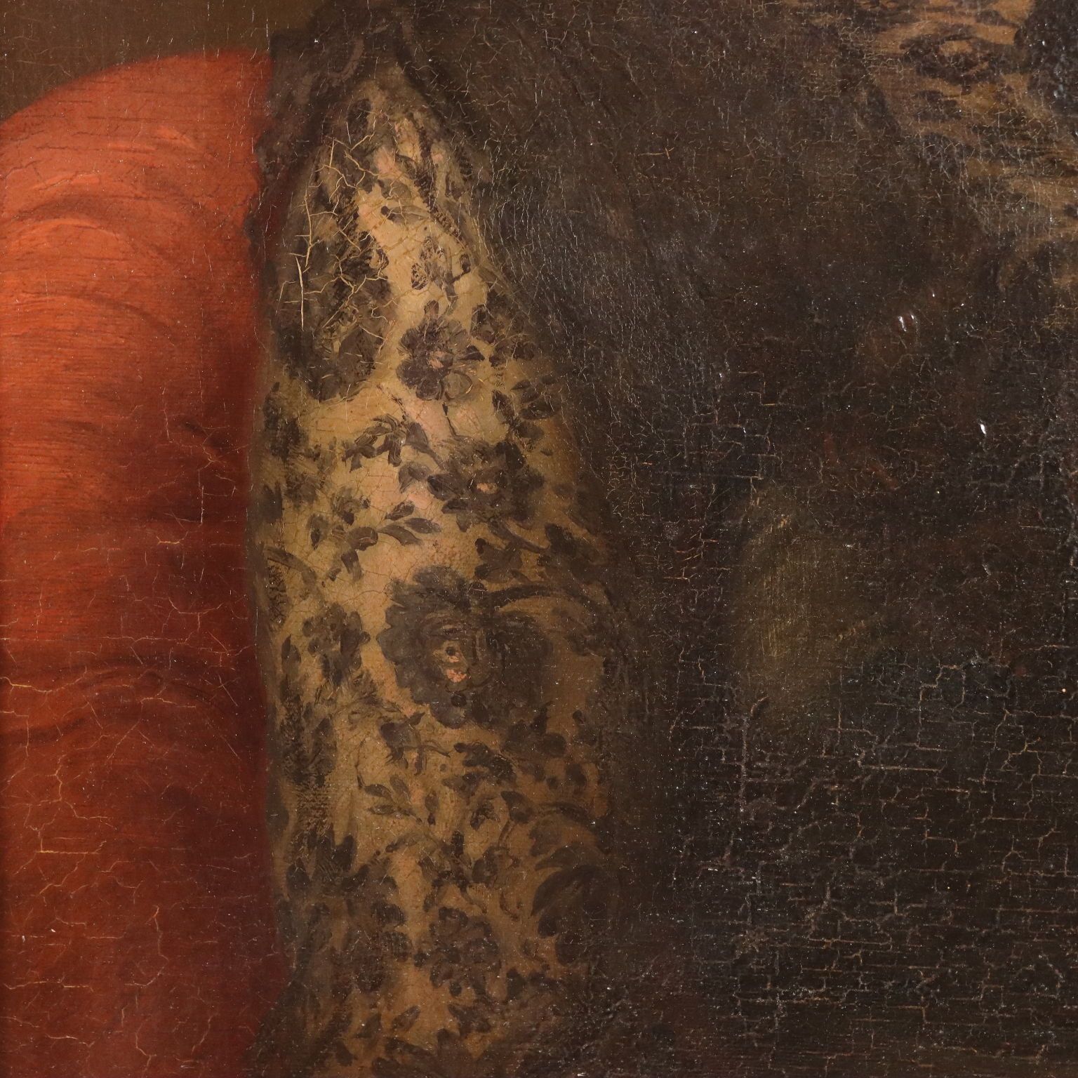 Tableau d'époque signé Roberto Fontana, huile sur toile, XIXe siècle photo 3950.0