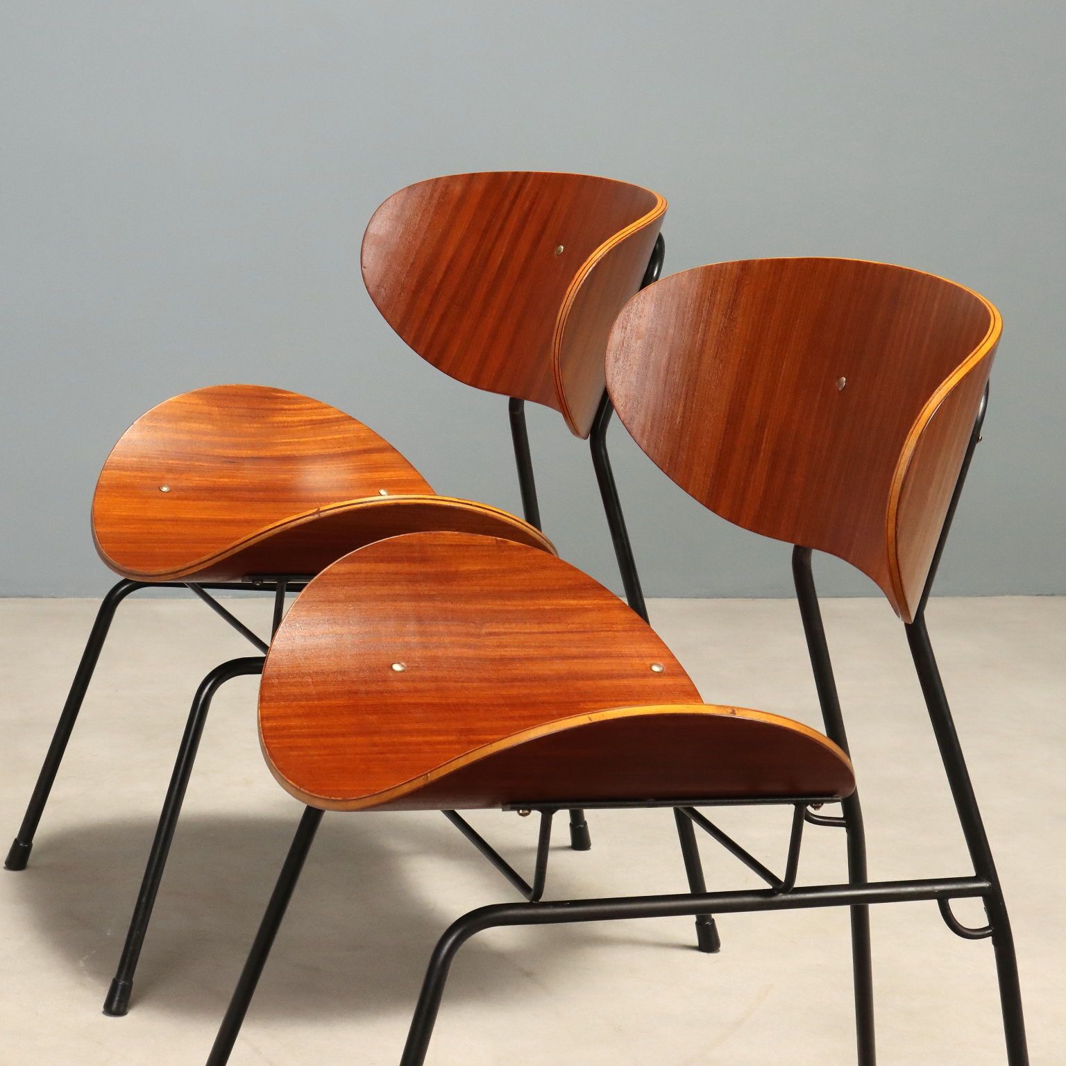 Fauteuils vintage T. Silvana Comfort Design Carlo Ratti, années 1950 photo 1910.0