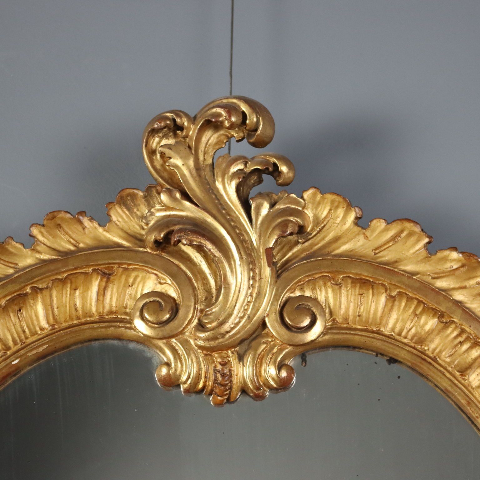 Antique Mirrors Baroque Style Carved Wood Italy XIX Century photo vinterior