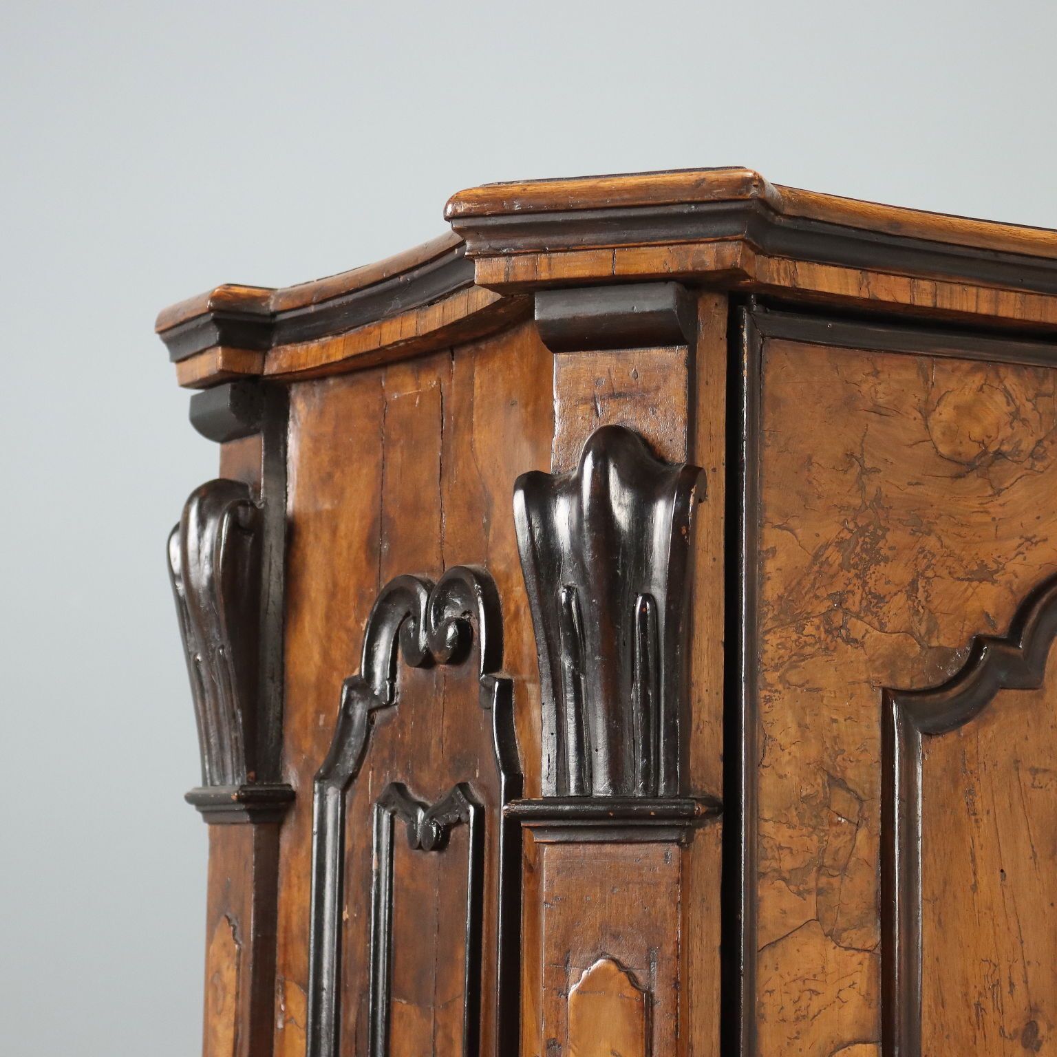 Antique Baroque Cupboard Walnut Fir Italy XVIII Century photo buy