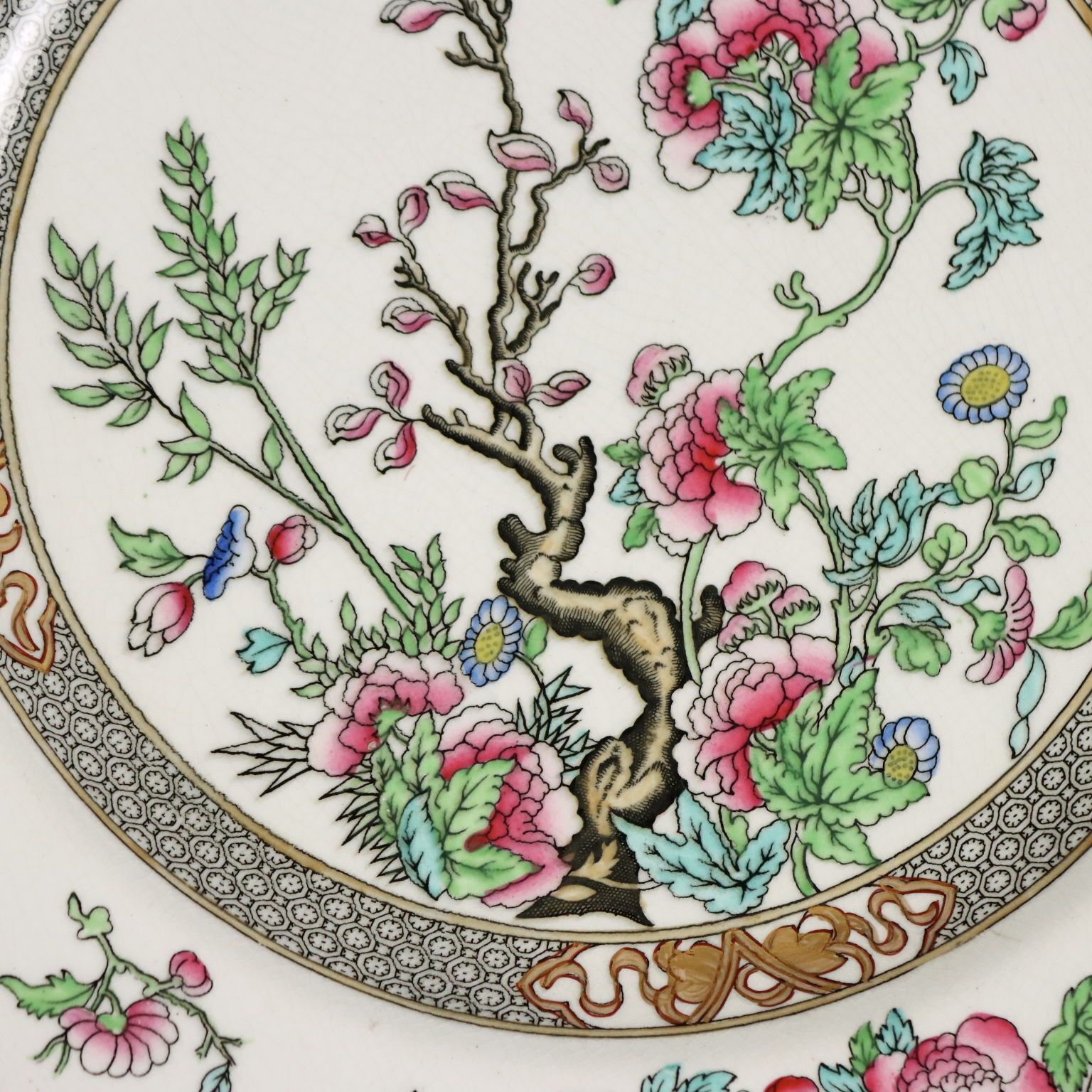 Gruppo Di Sei Piatti Manifattura Minton photo Woonaccessoires