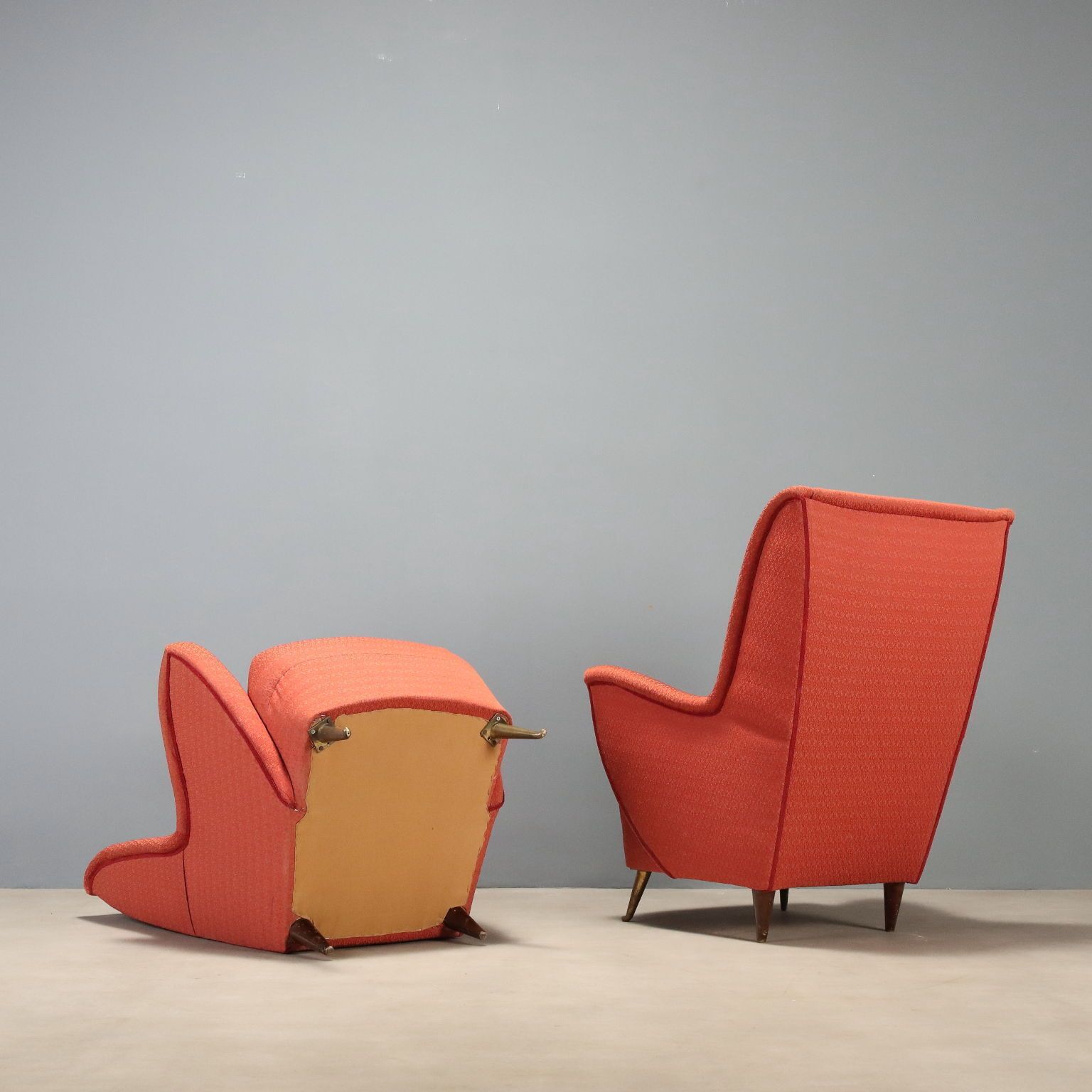photo for sale Fauteuils vintage en tissu, années 1950