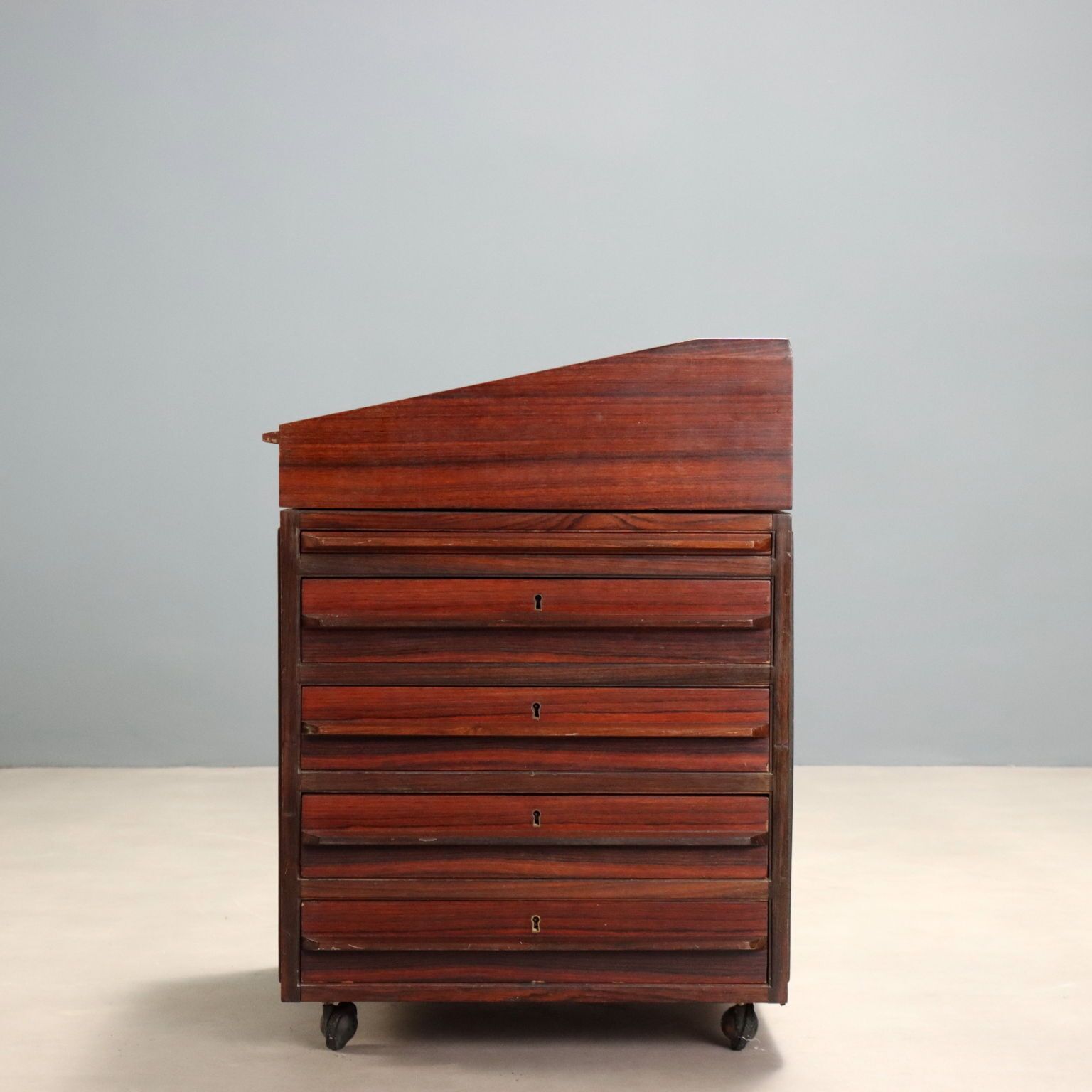 Commode avec bureau, années 1960 photo Mobilier