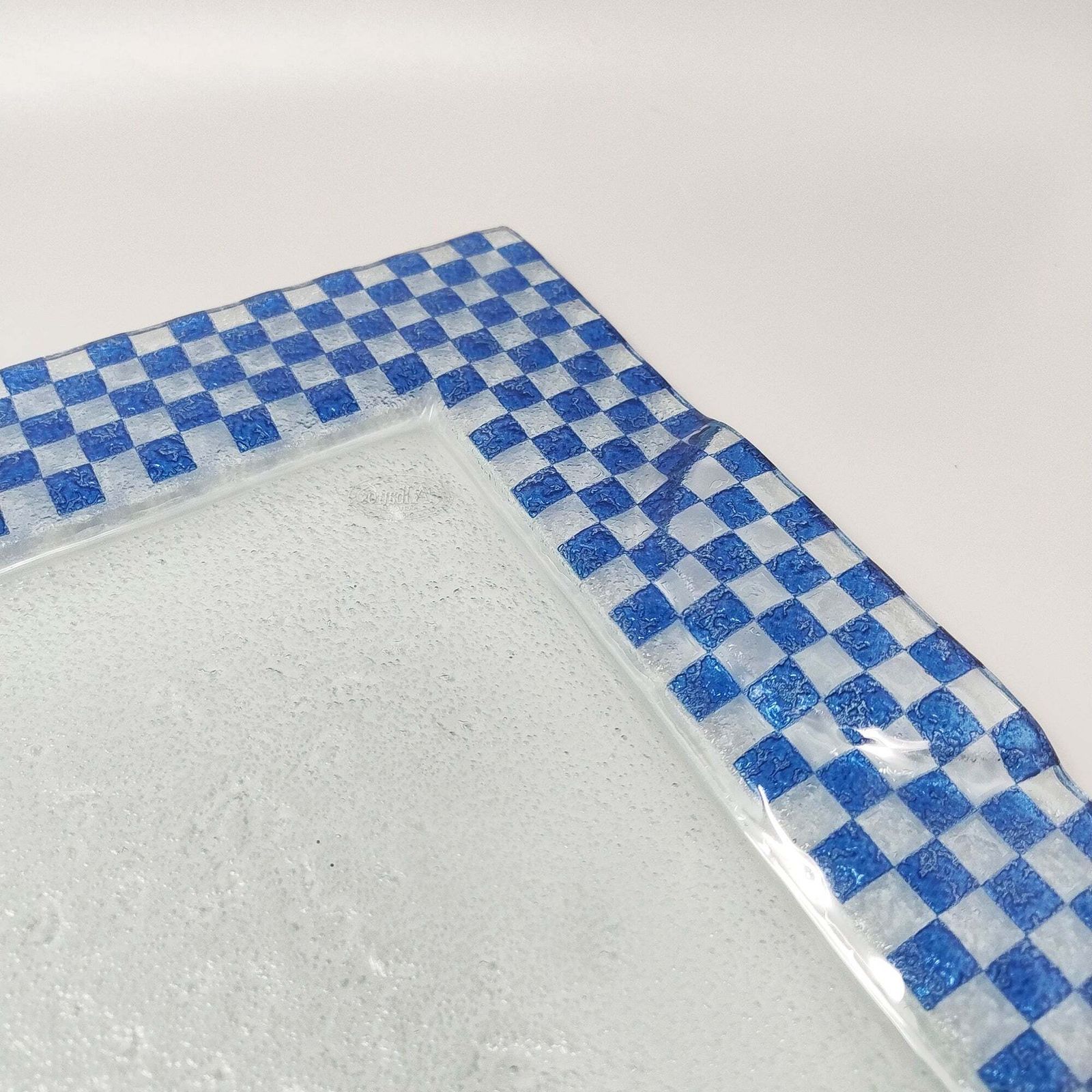 Plateau italien Albatros en verre de Murano, années 1970. photo vintage