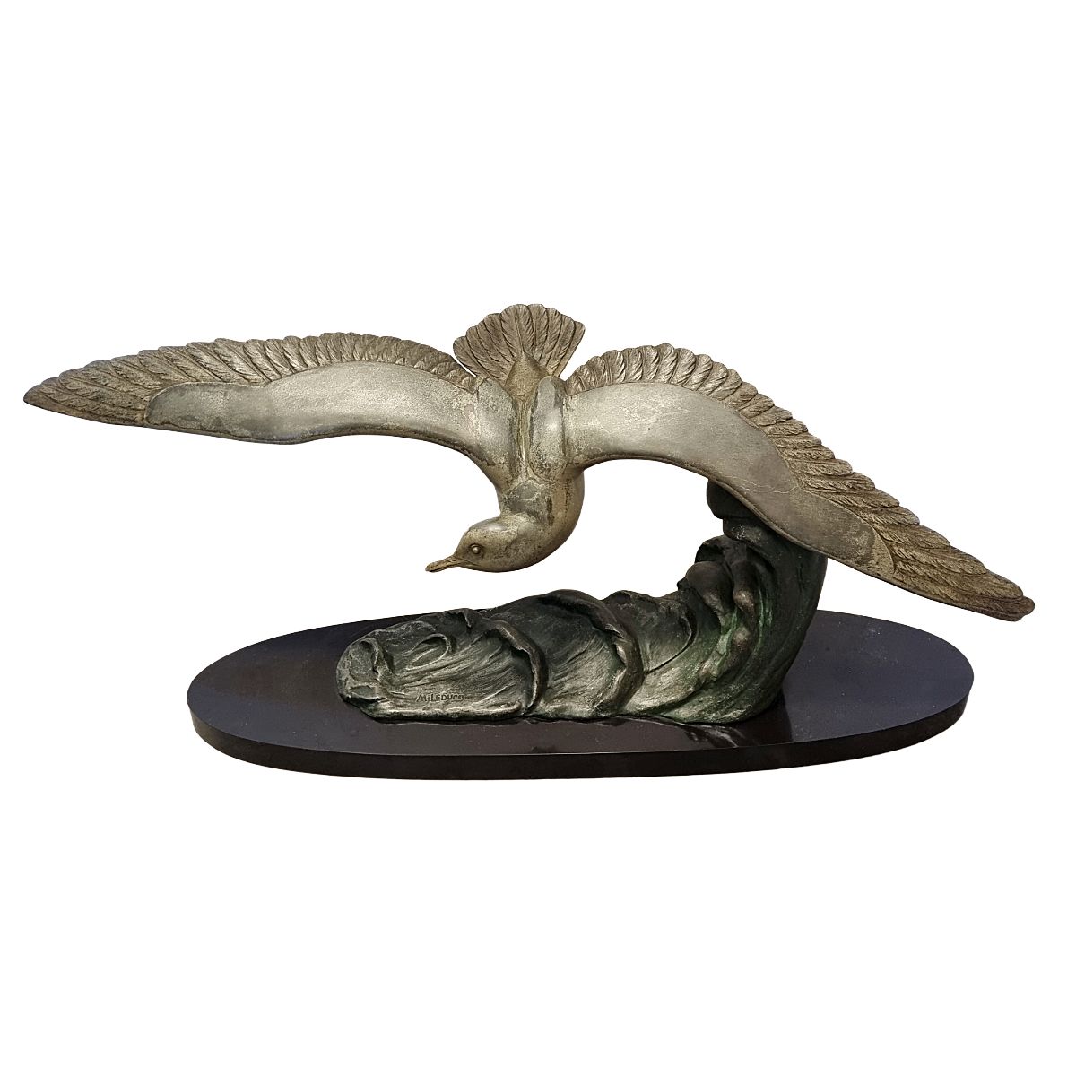 Sculpture Art Déco française Albatros Marcel Leducq, années 1920/30 photo furniture