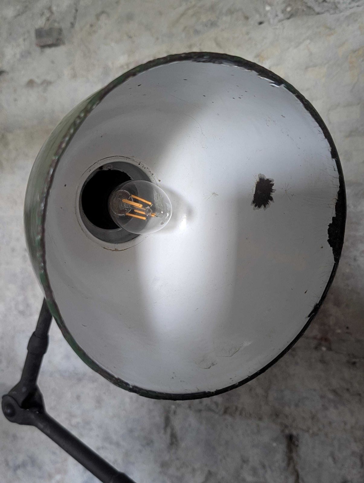 Vintage Dugdills Industrial Lamp | Antique Articulated Desk Lamp | British Factory Workshop Light | Heavy Cast Iron Table Lamp photo buy