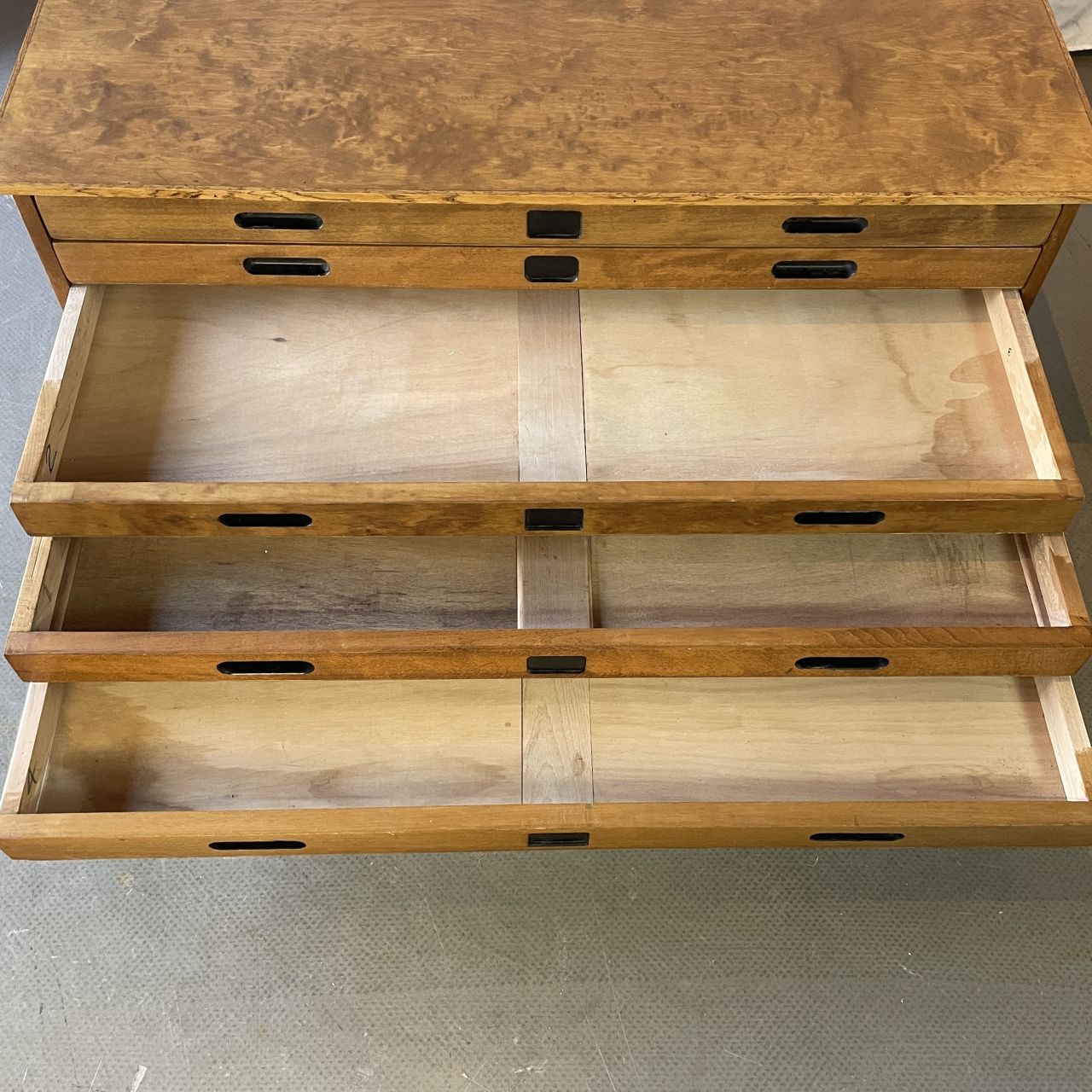 1950s 5 Drawer Staverton Plan Chest / Coffee Table photo Furniture