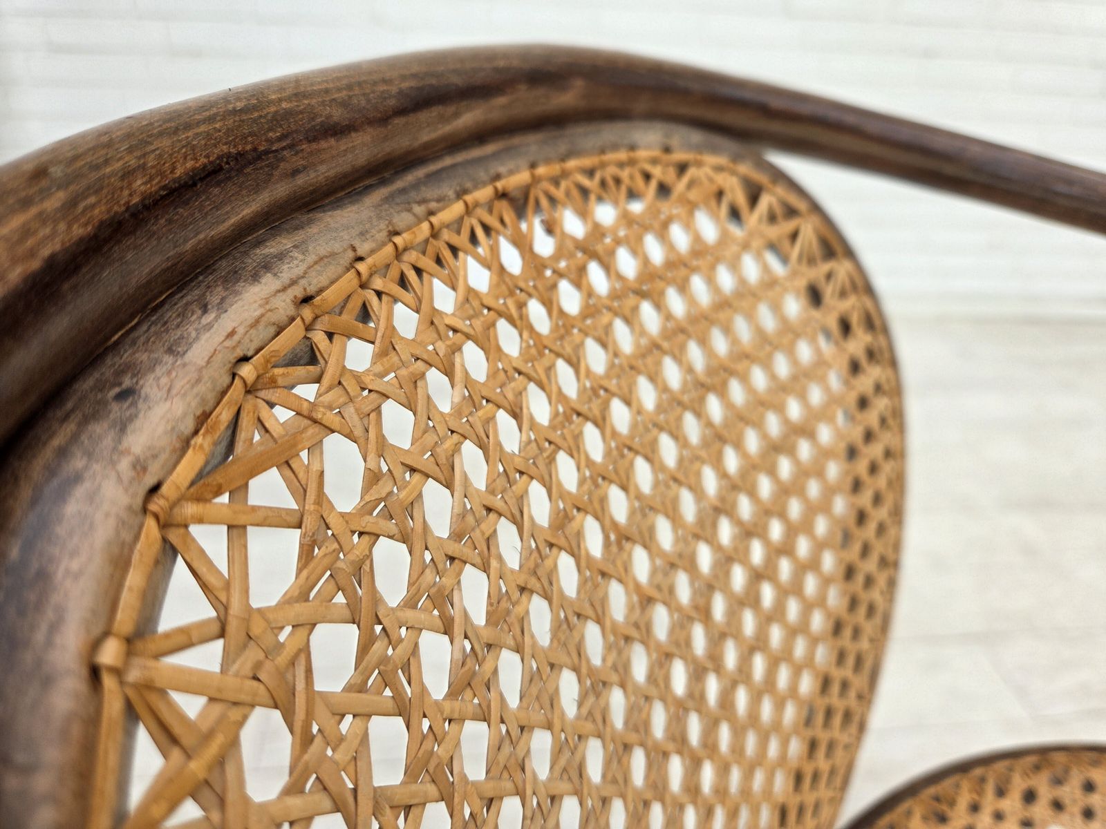 1950s, Swivel Armchair, Bent Wood, Furniture Mesh. photo buy