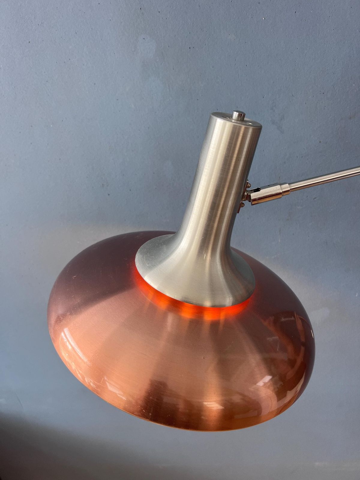 Vintage Lakro scharnierende wandlamp, Space Age photo Verlichting
