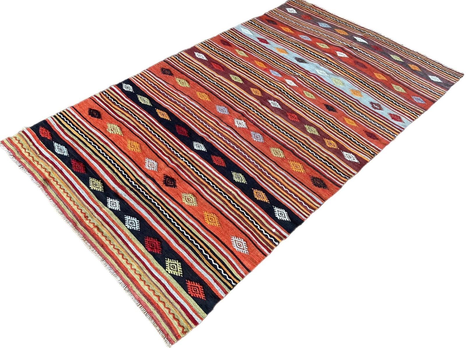 Vintage Anatolian Kilim 2.95m X 1.64m photo for sale