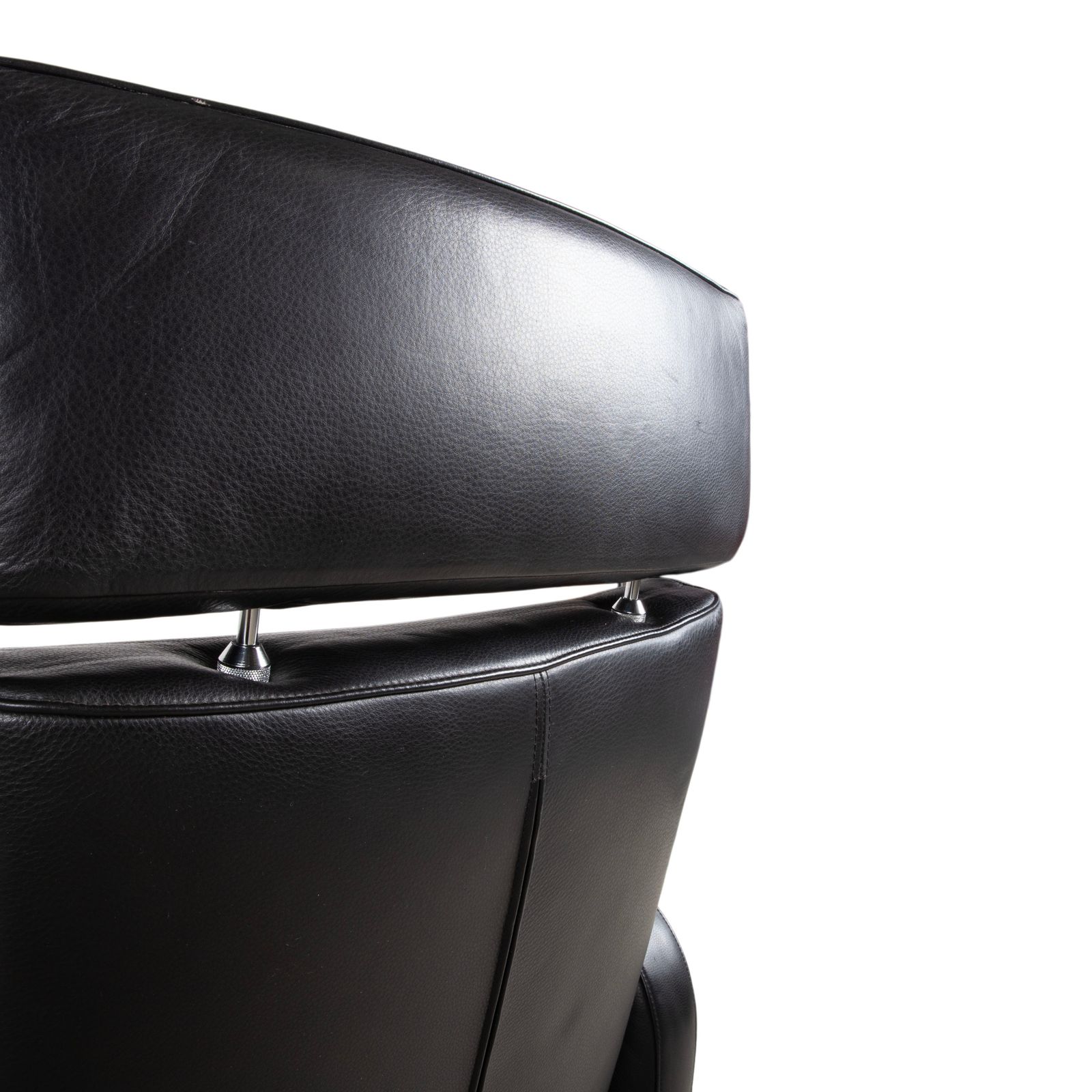 Fauteuil Cor Bico en cuir noir, fonctions électrique et manuelle photo vinterior